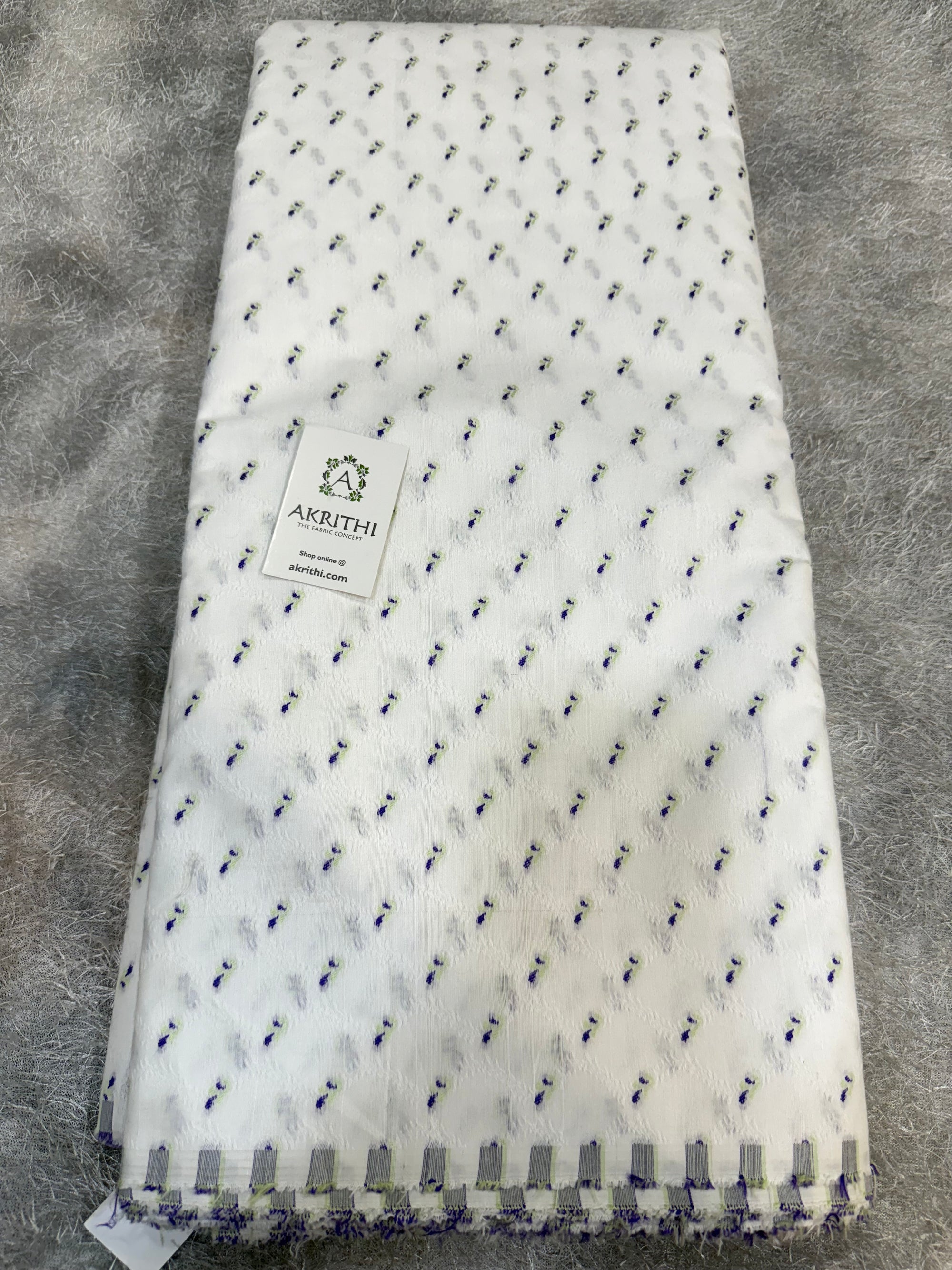Banarasi cotton jacquard fabric