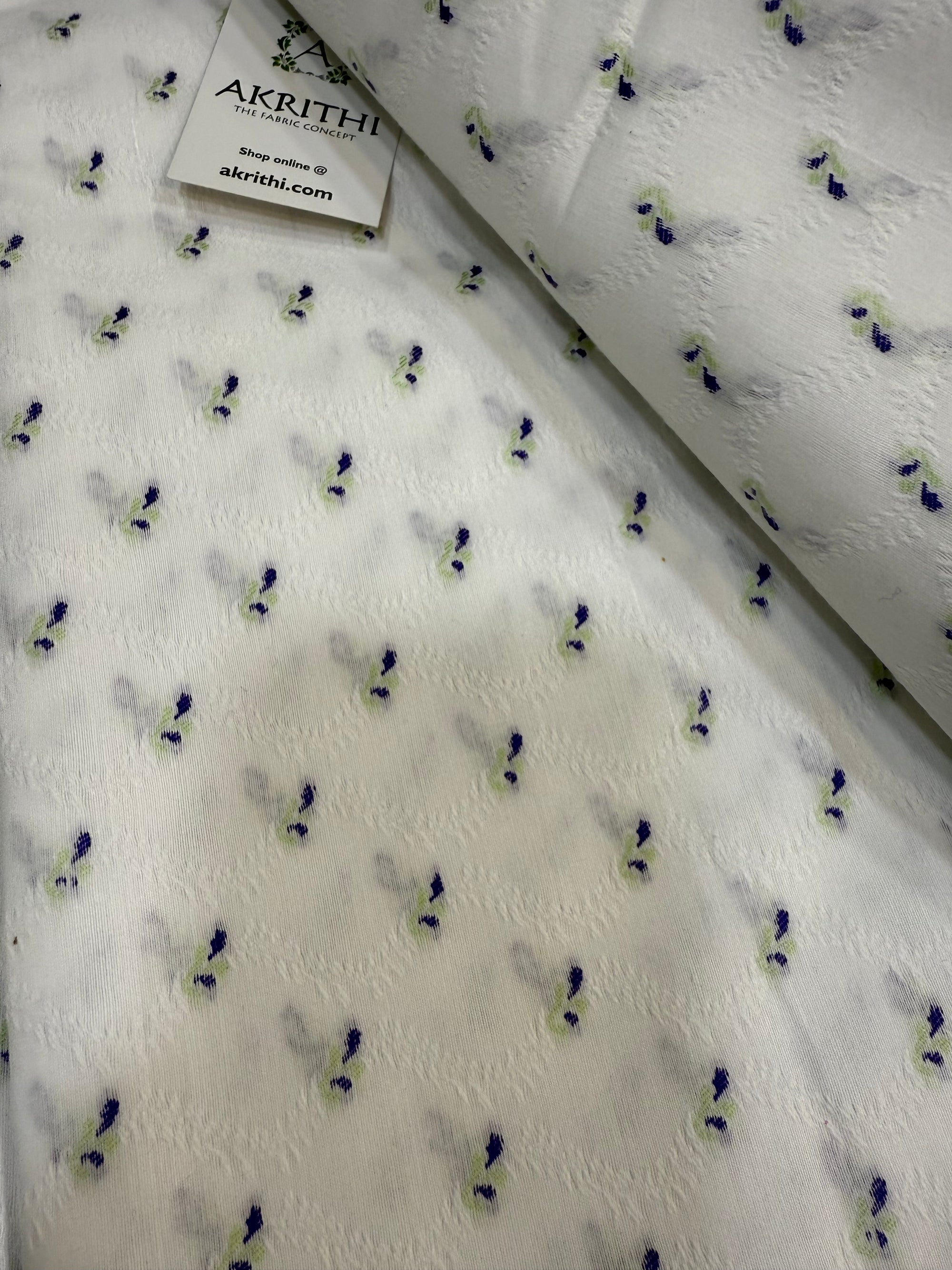 Banarasi cotton jacquard fabric