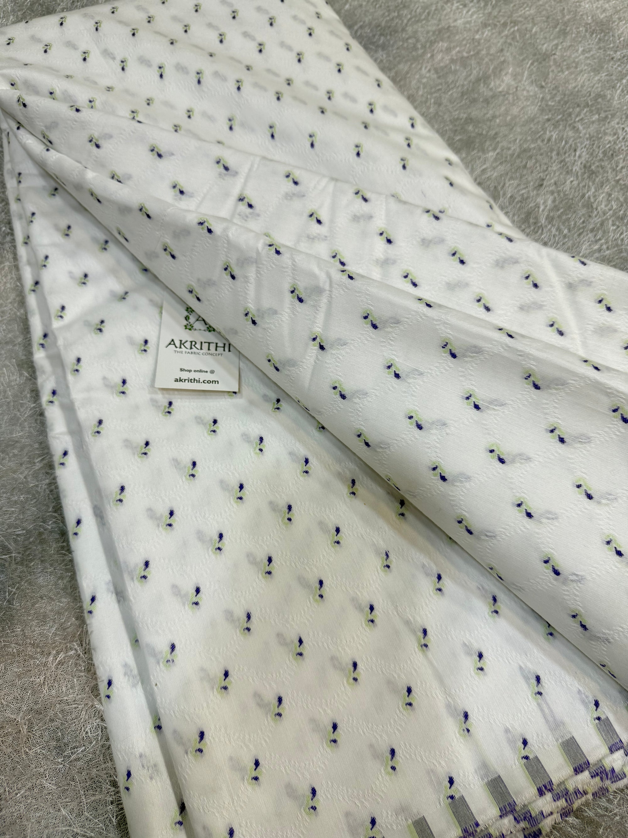 Banarasi cotton jacquard fabric