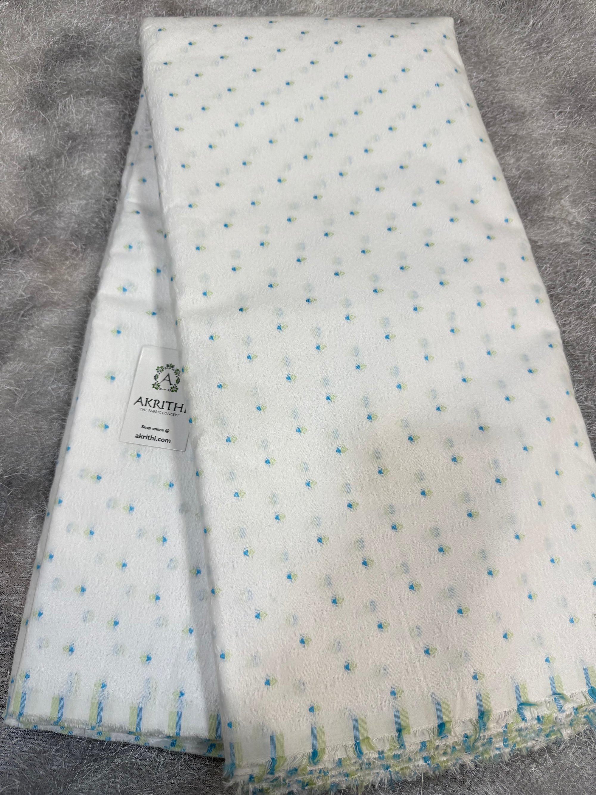 Banarasi cotton jacquard fabric