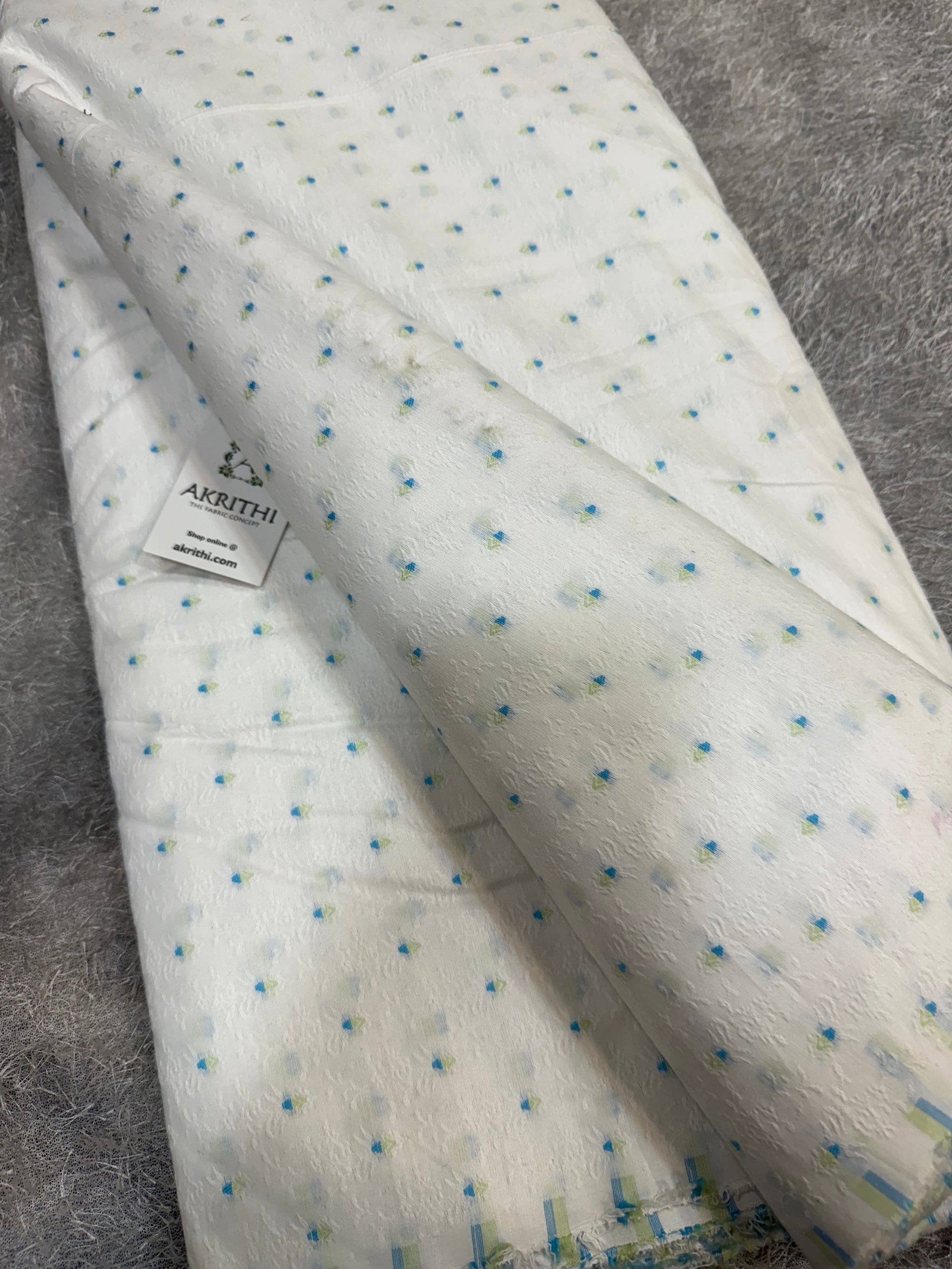 Banarasi cotton jacquard fabric