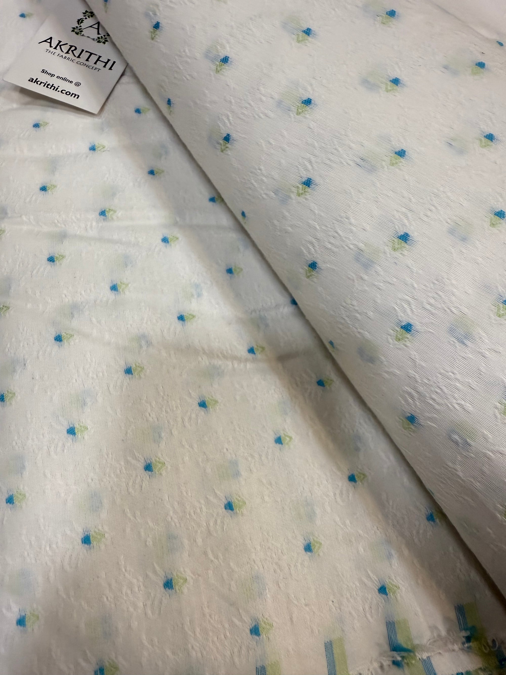 Banarasi cotton jacquard fabric