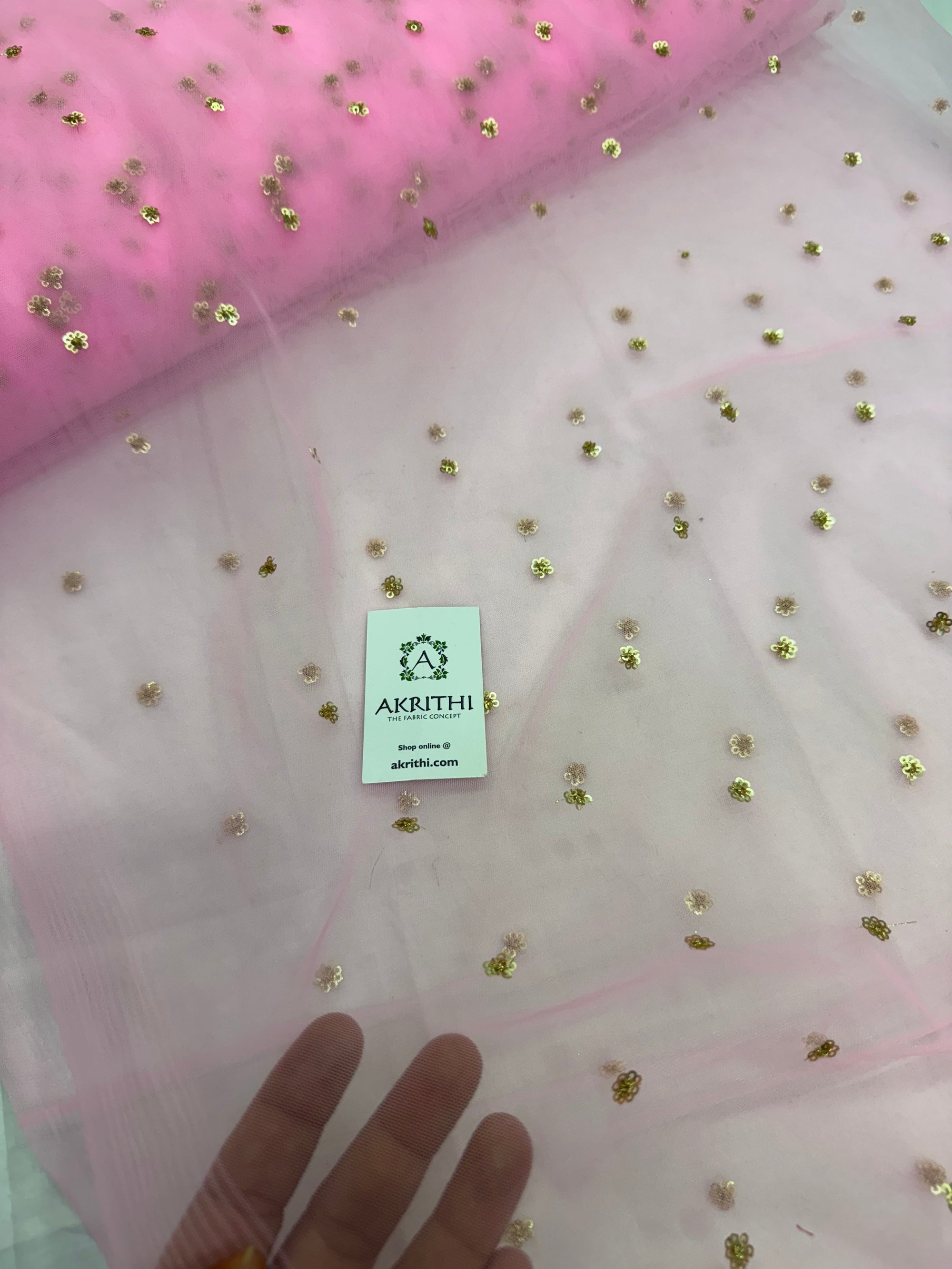 Butti net fabric