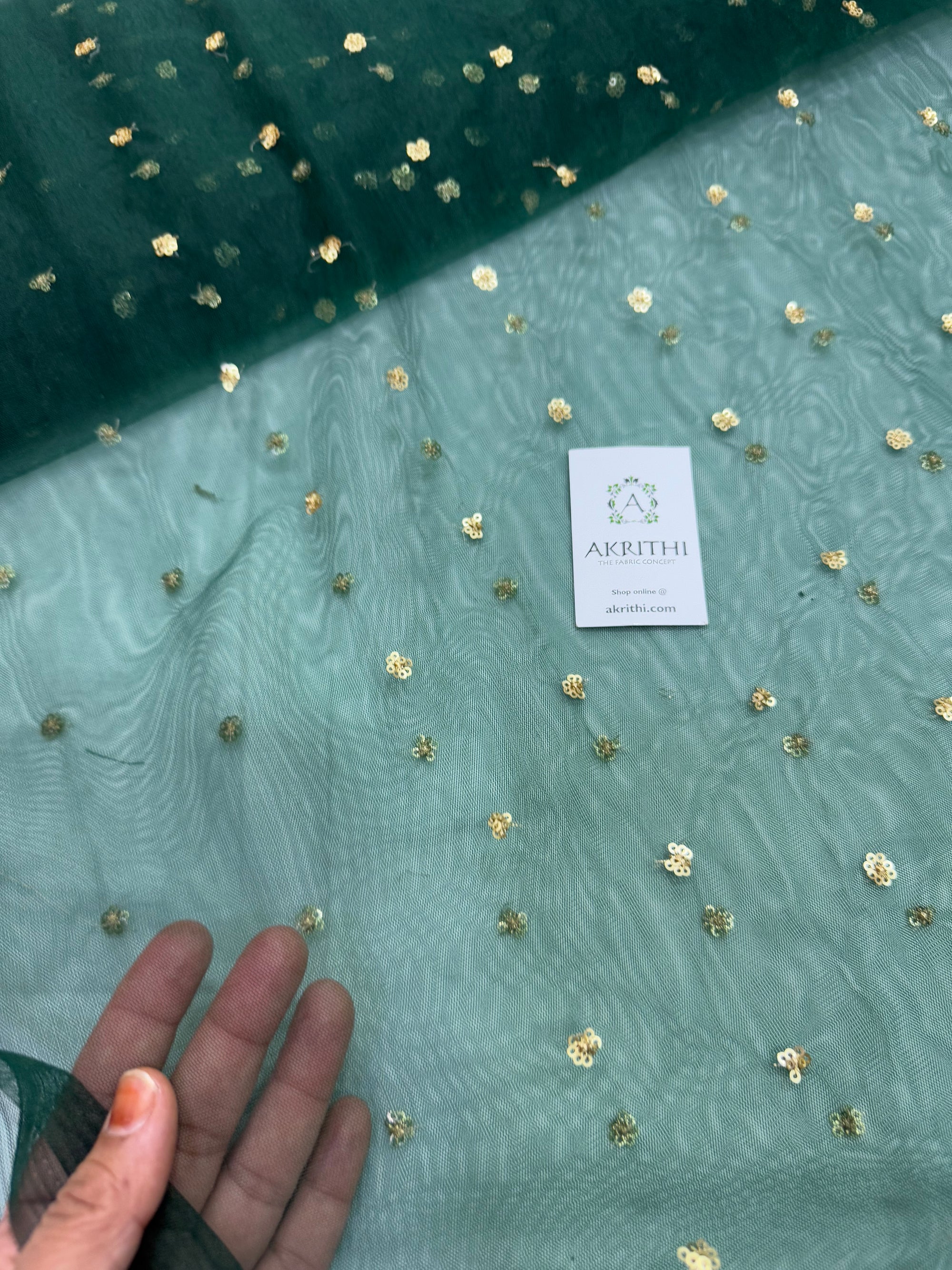 Butti net fabric