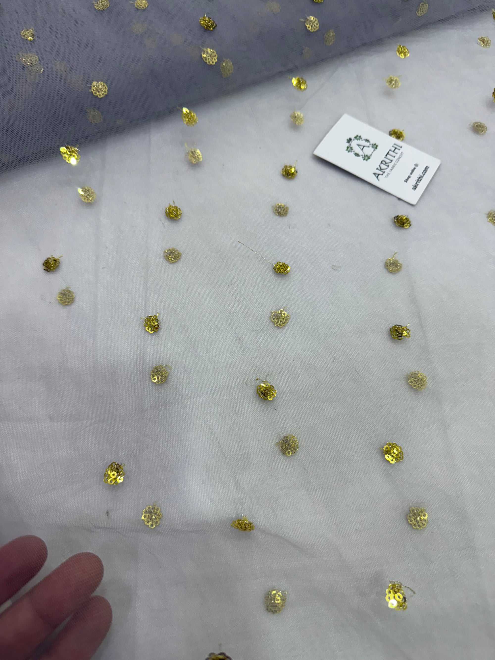 Butti net fabric