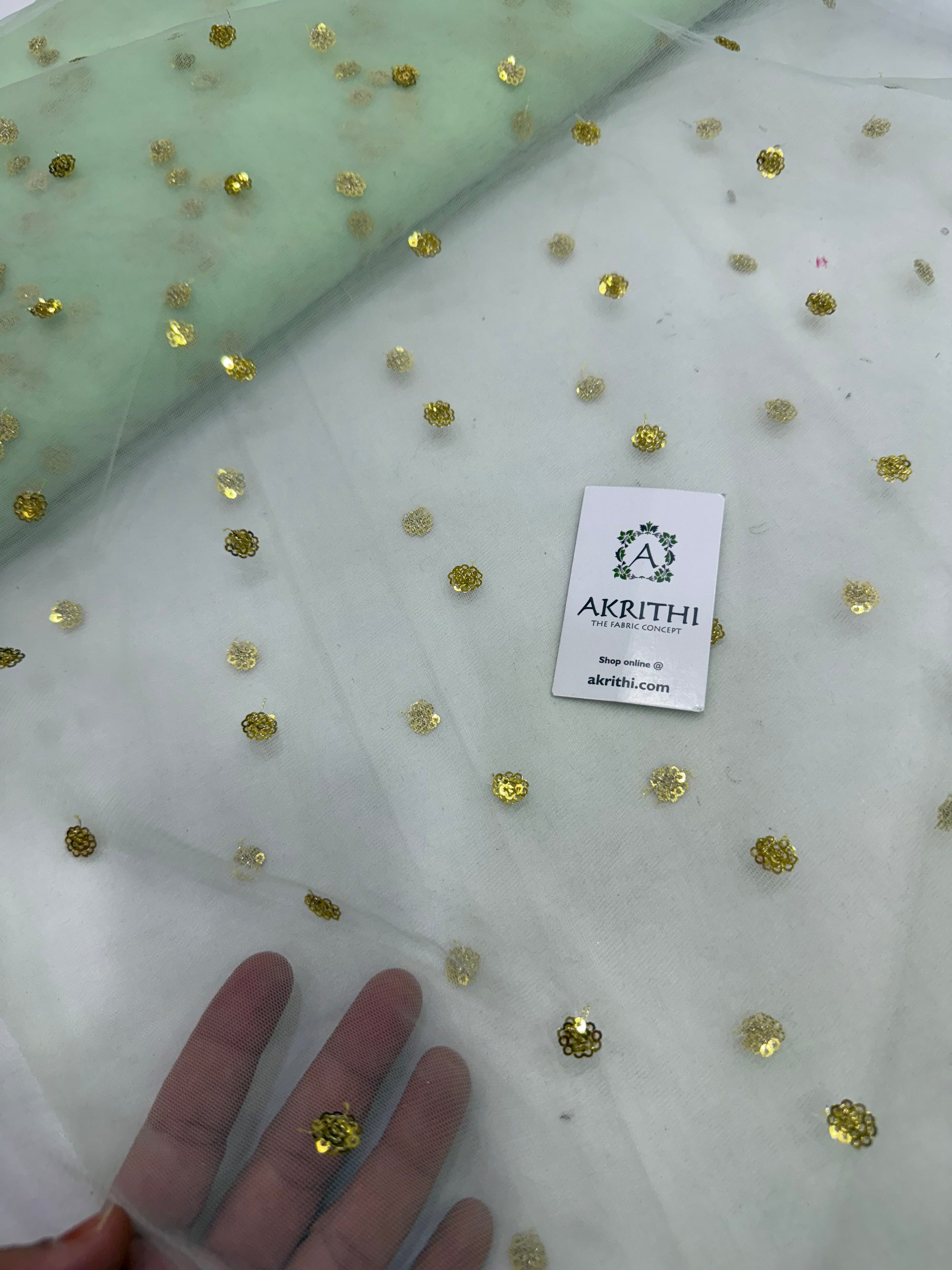 Butti net fabric