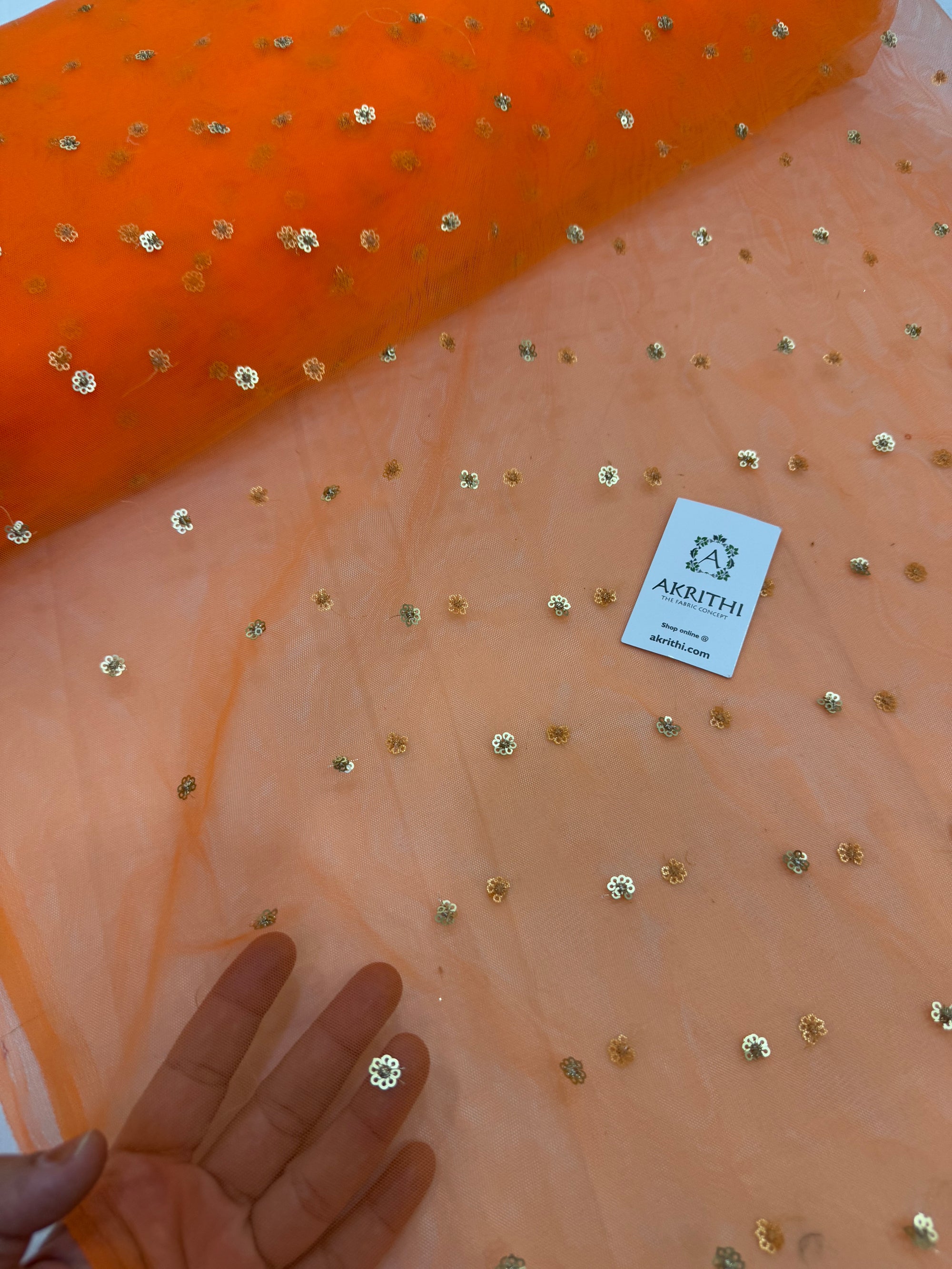 Butti net fabric