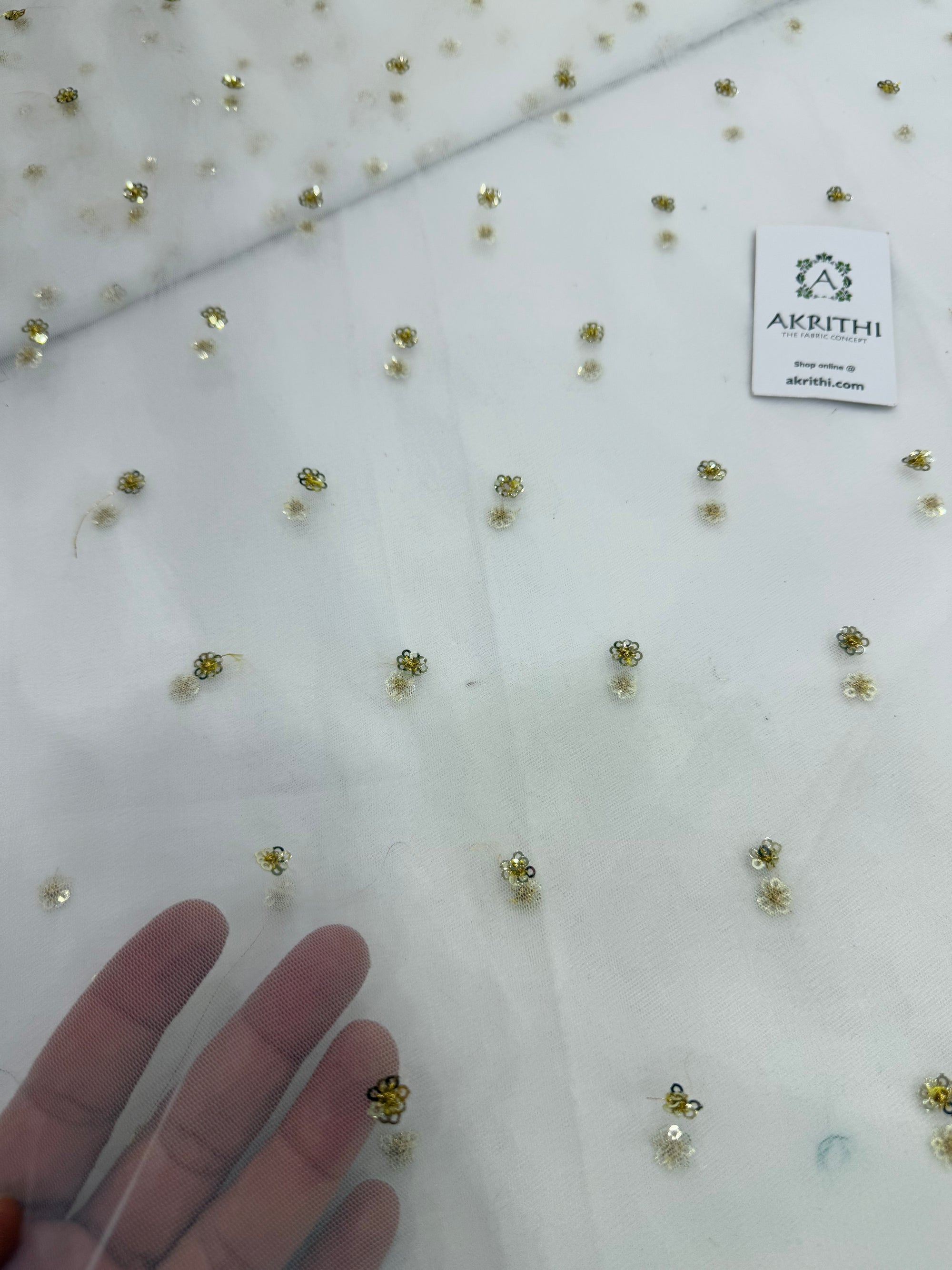 Butti net fabric
