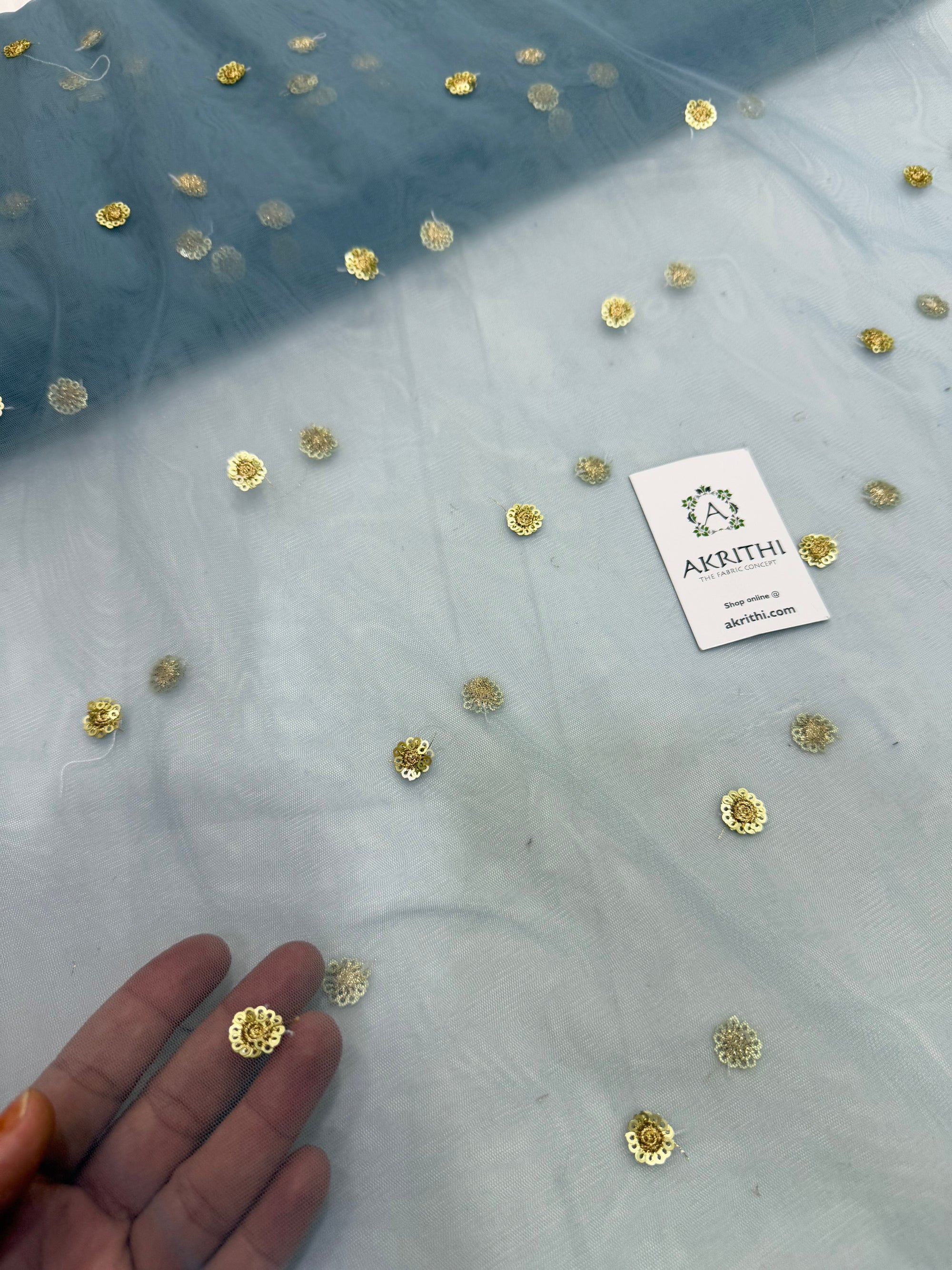 Butti net fabric