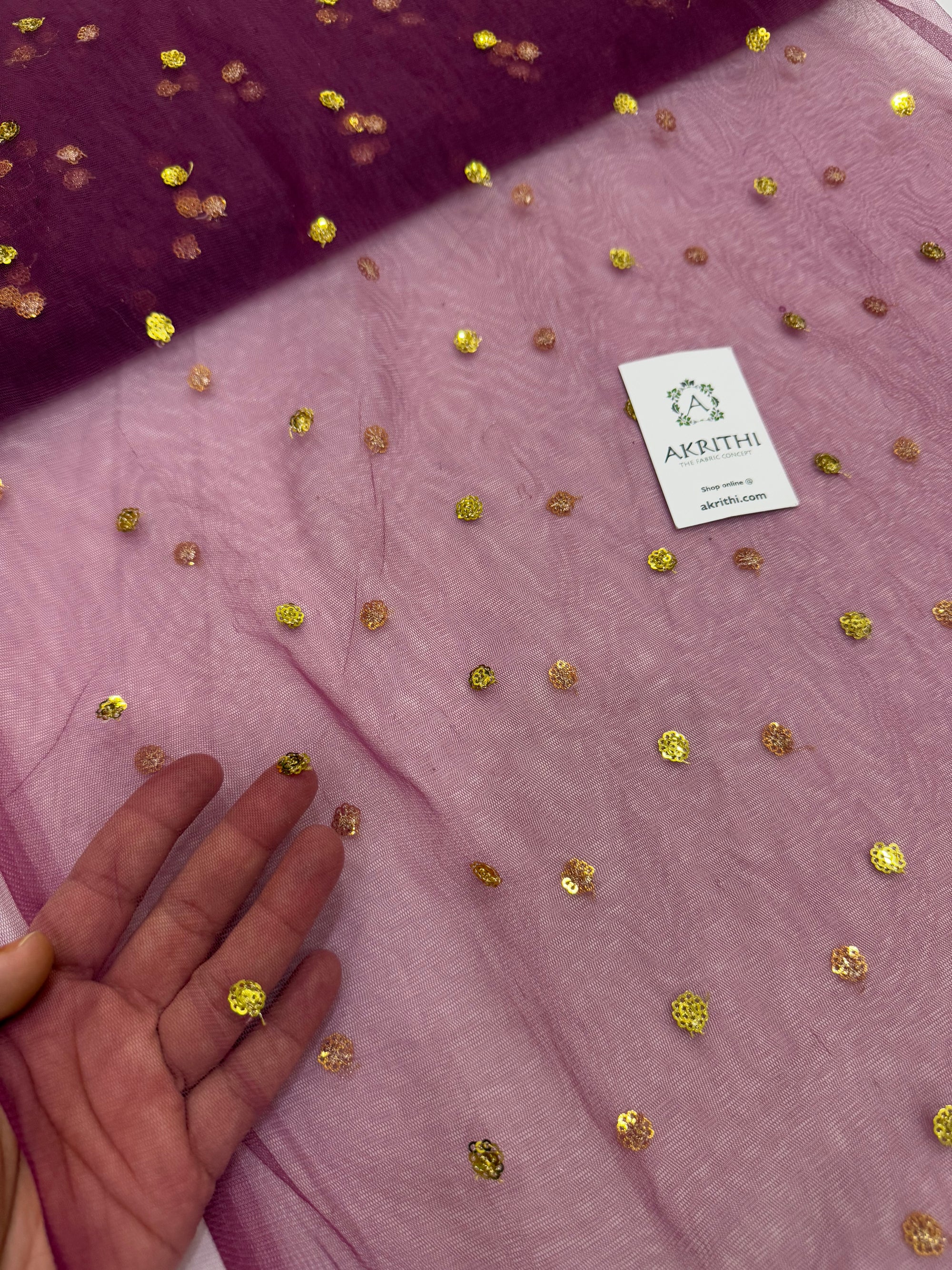 Butti net fabric