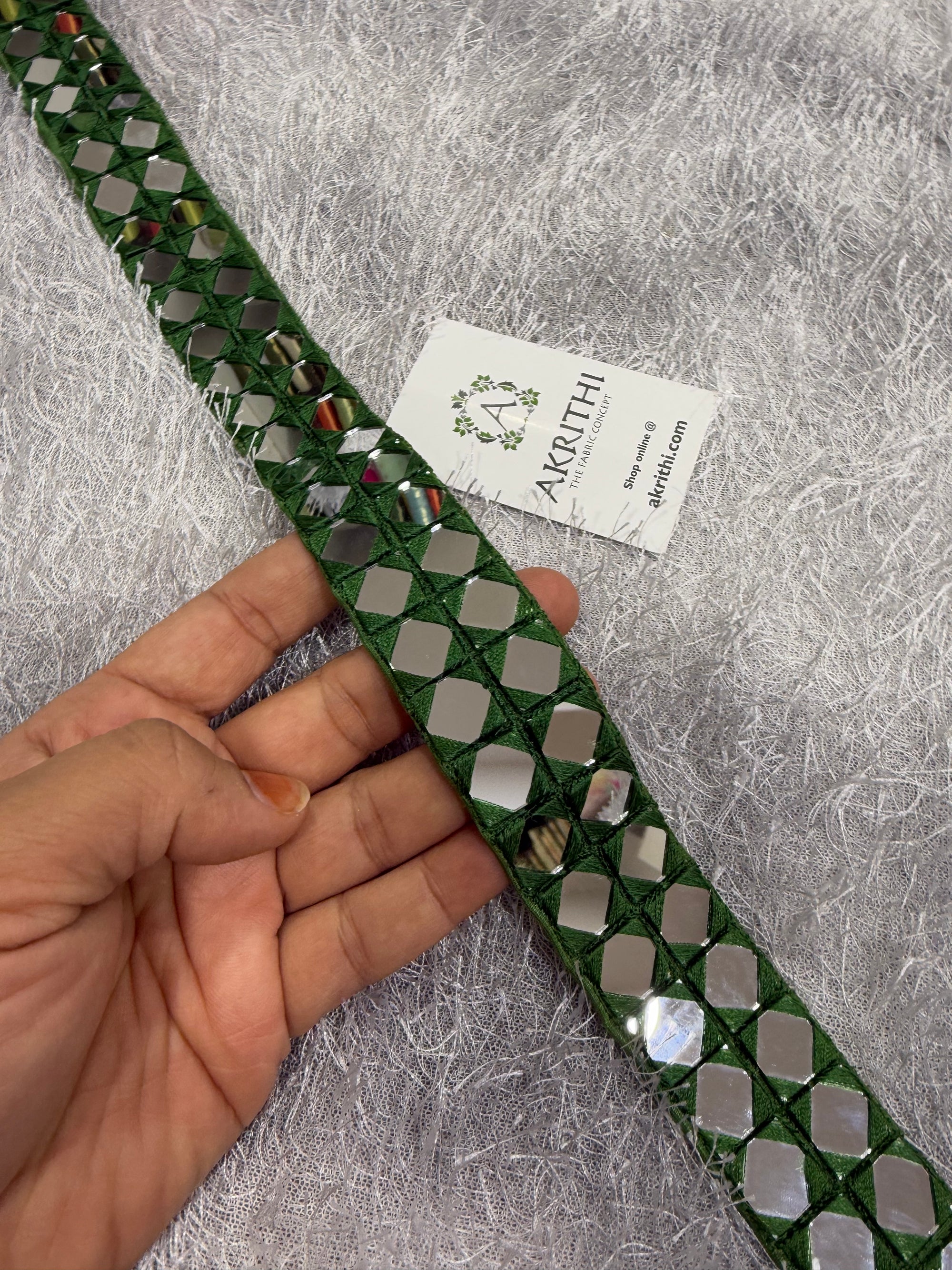 Real mirror belt