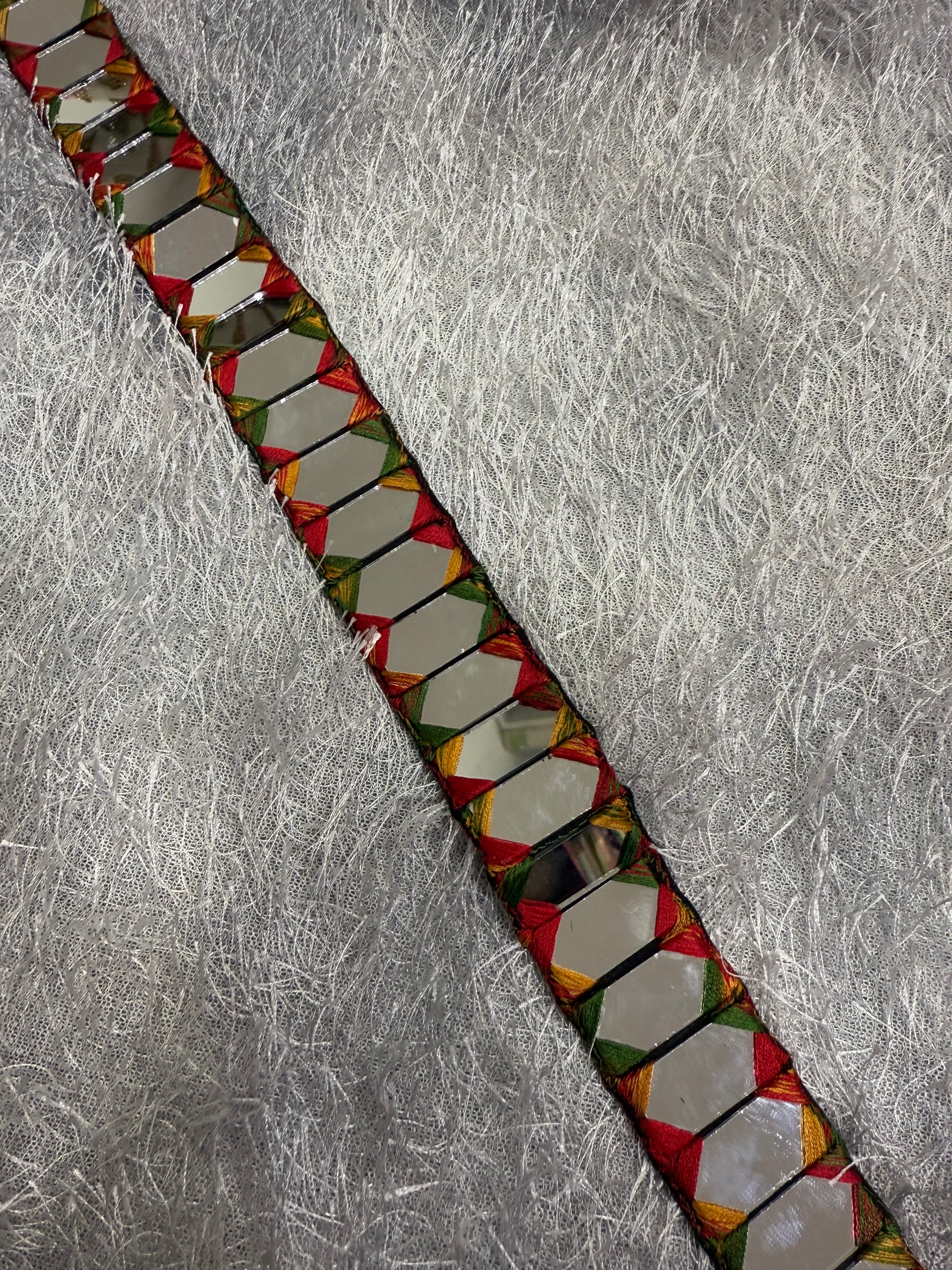 Real mirror belt