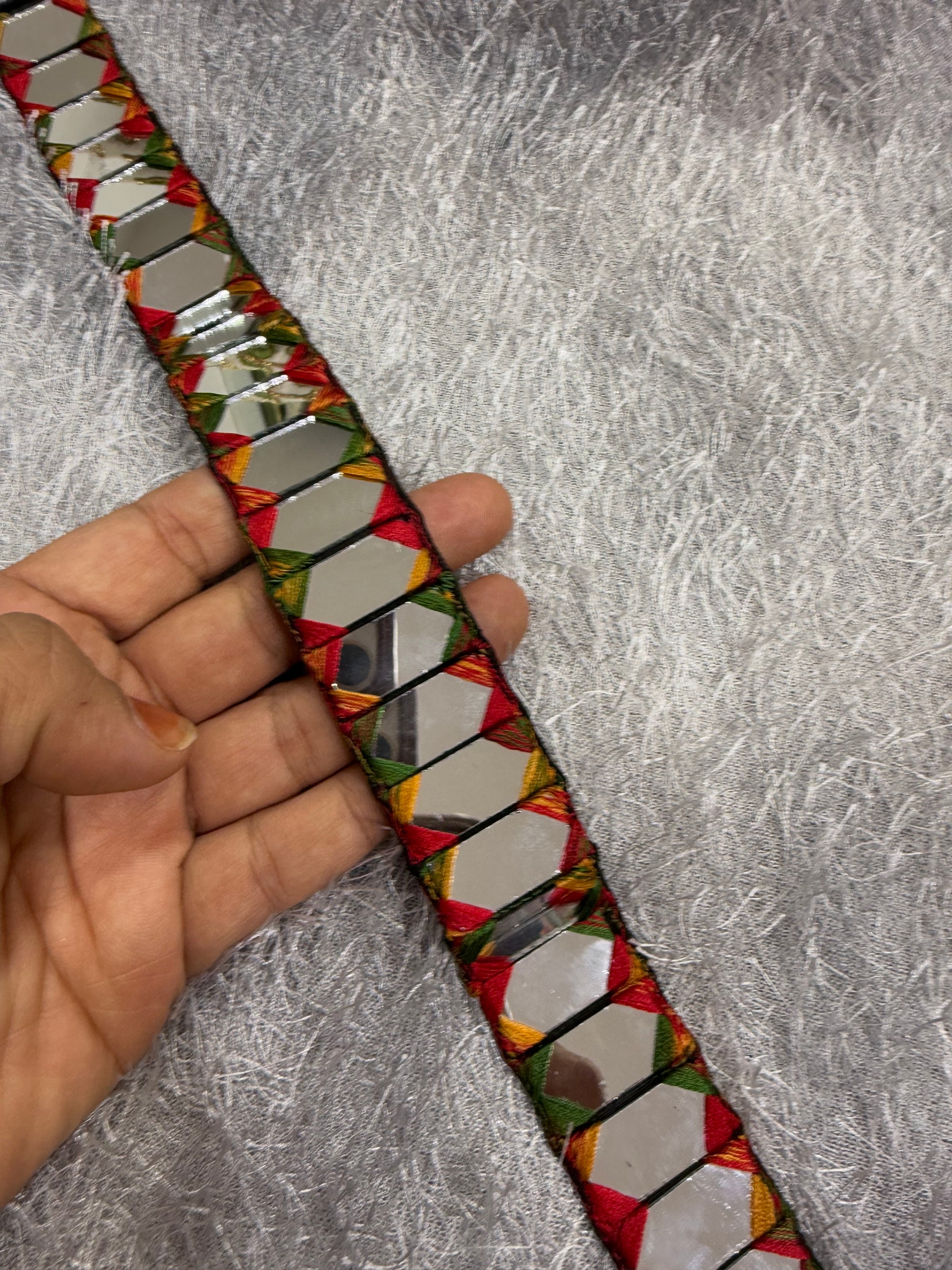 Real mirror belt