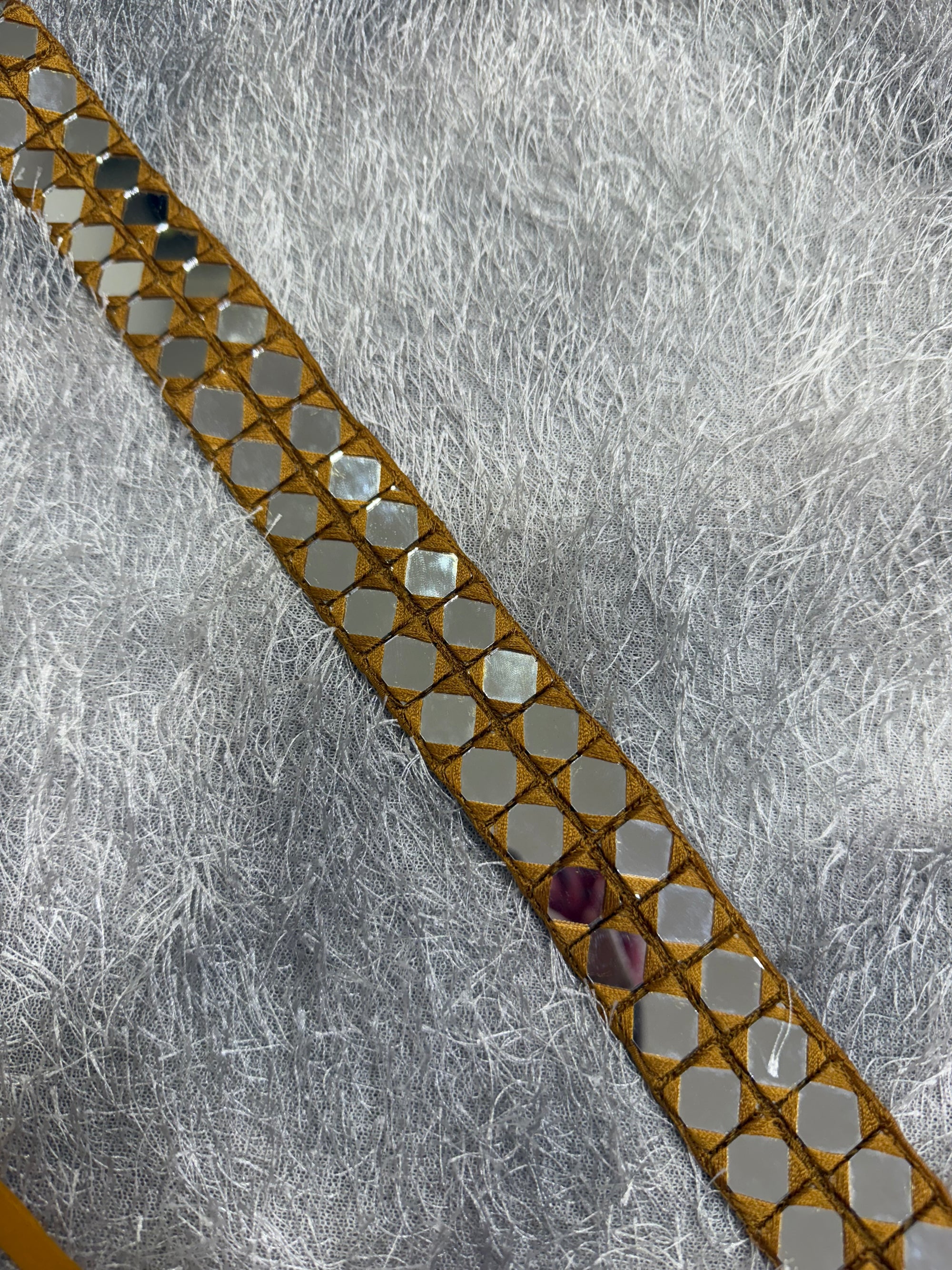 Real mirror belt