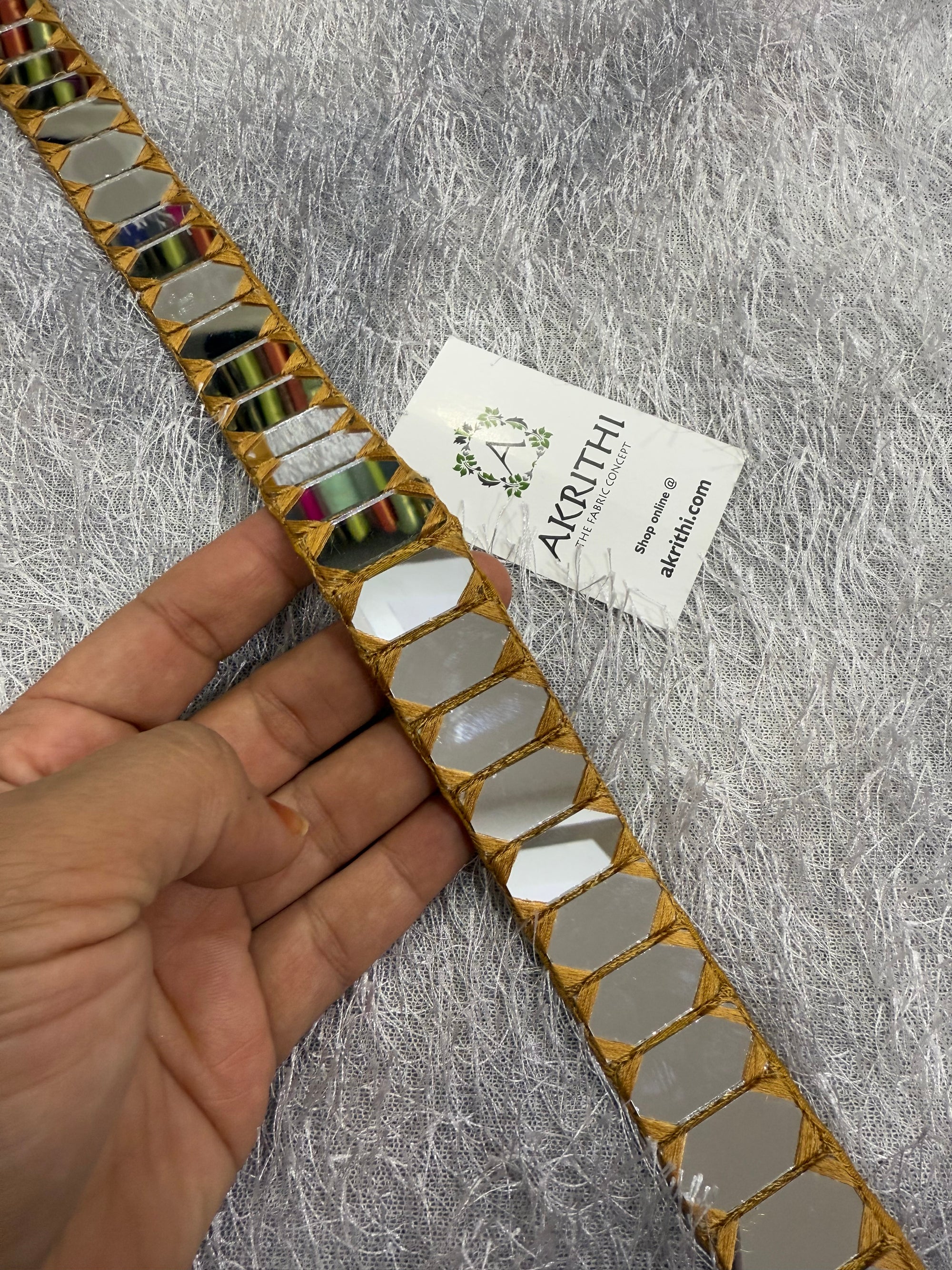 Real mirror belt