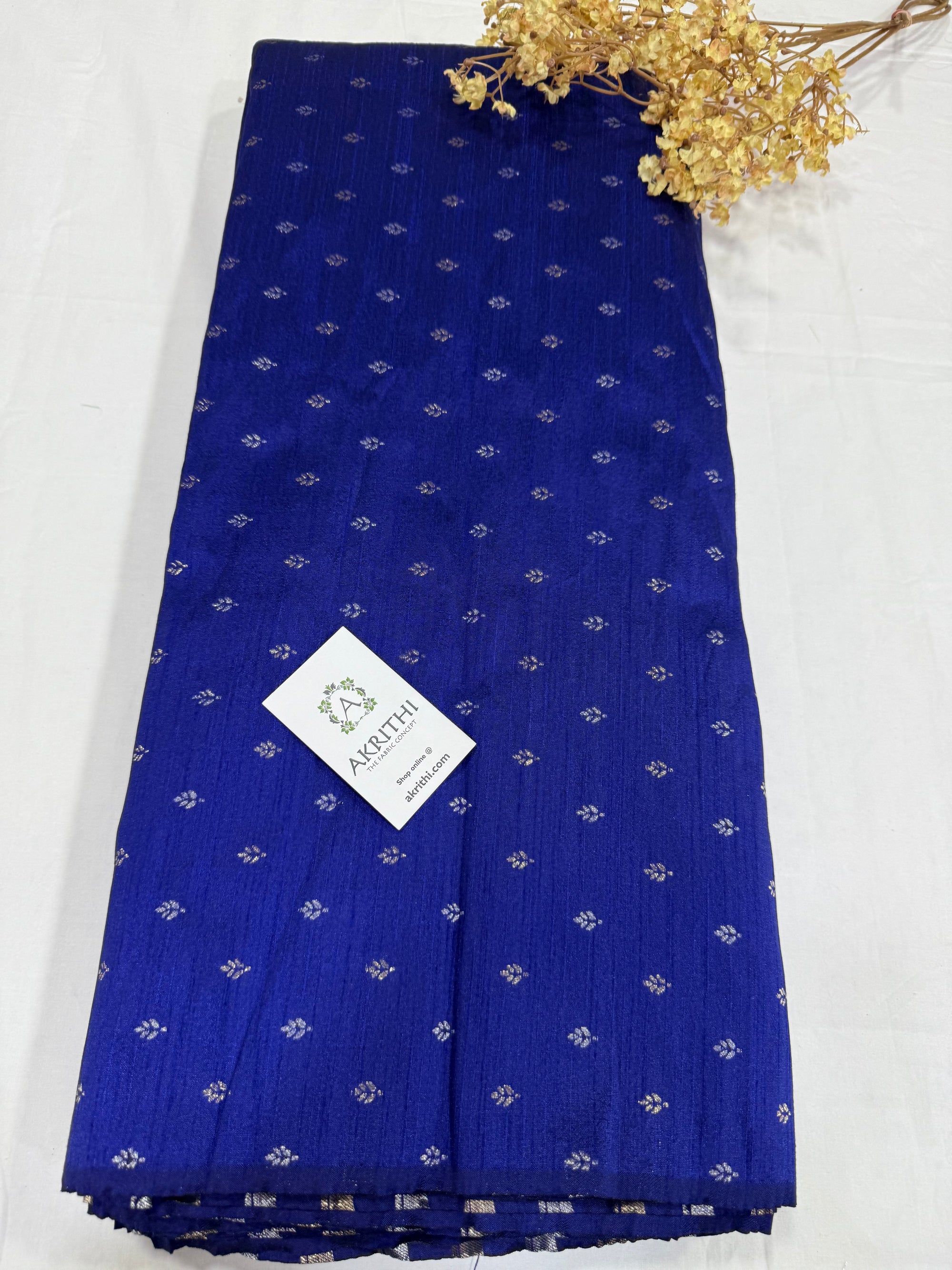 Semi Banarasi raw silk fabric