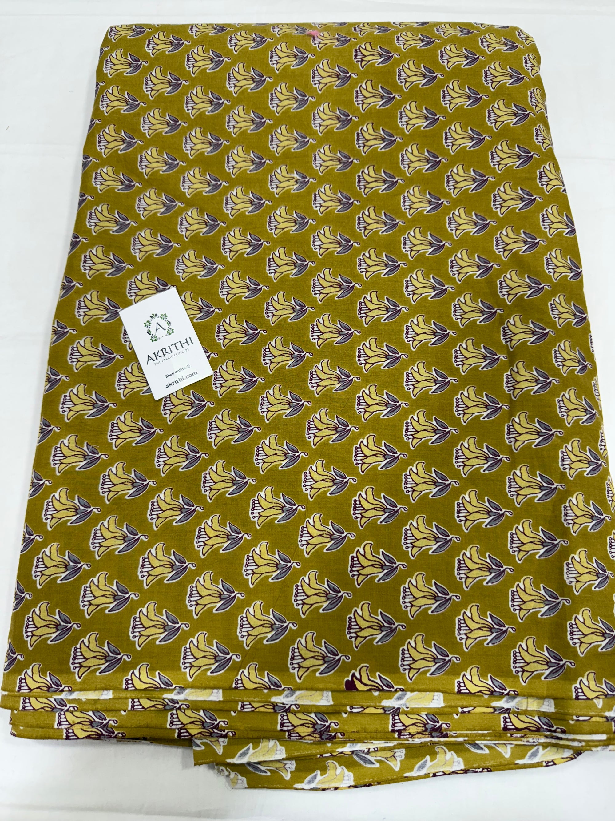 Printed pure cotton fabric