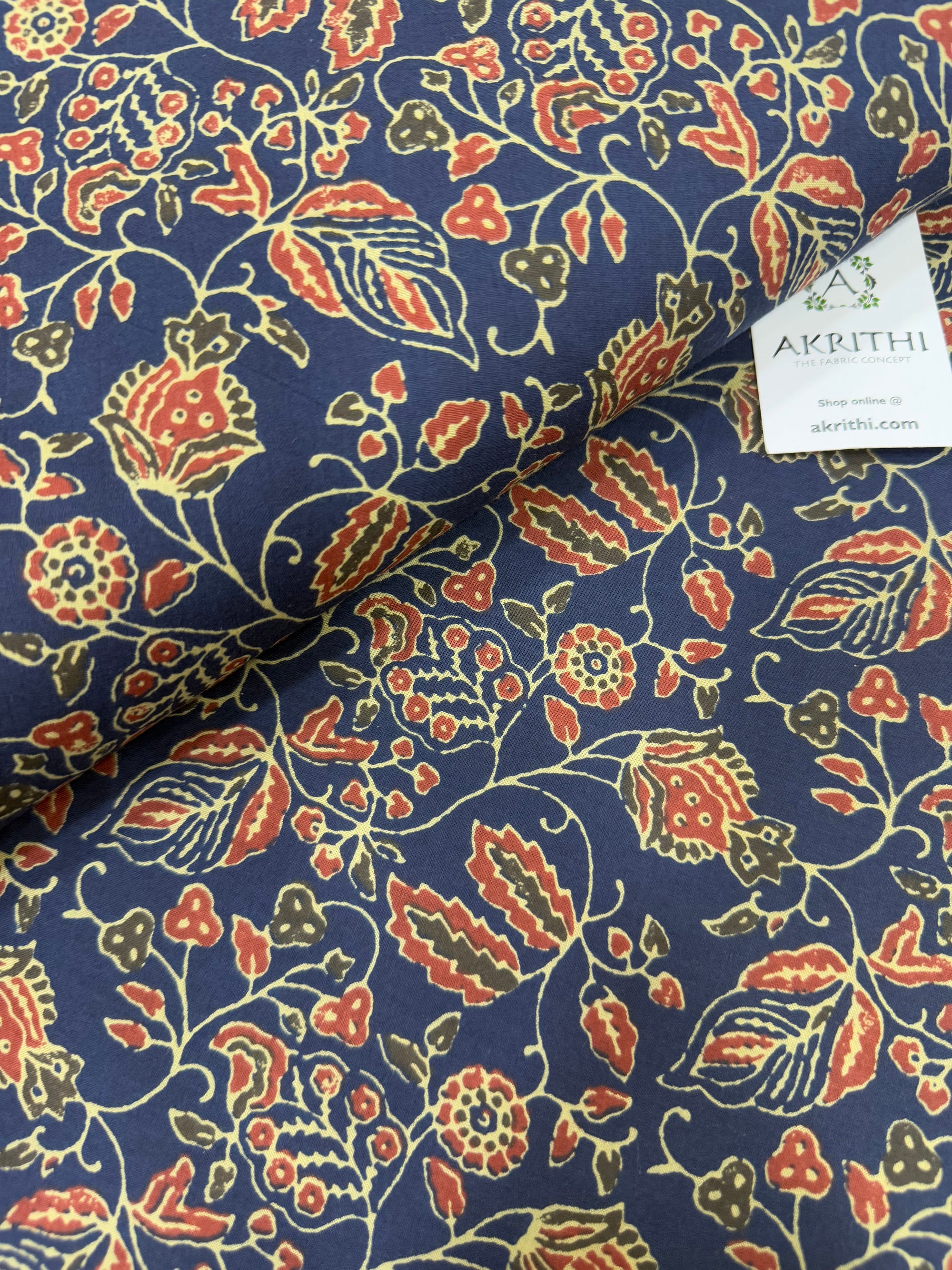 Printed pure cotton fabric