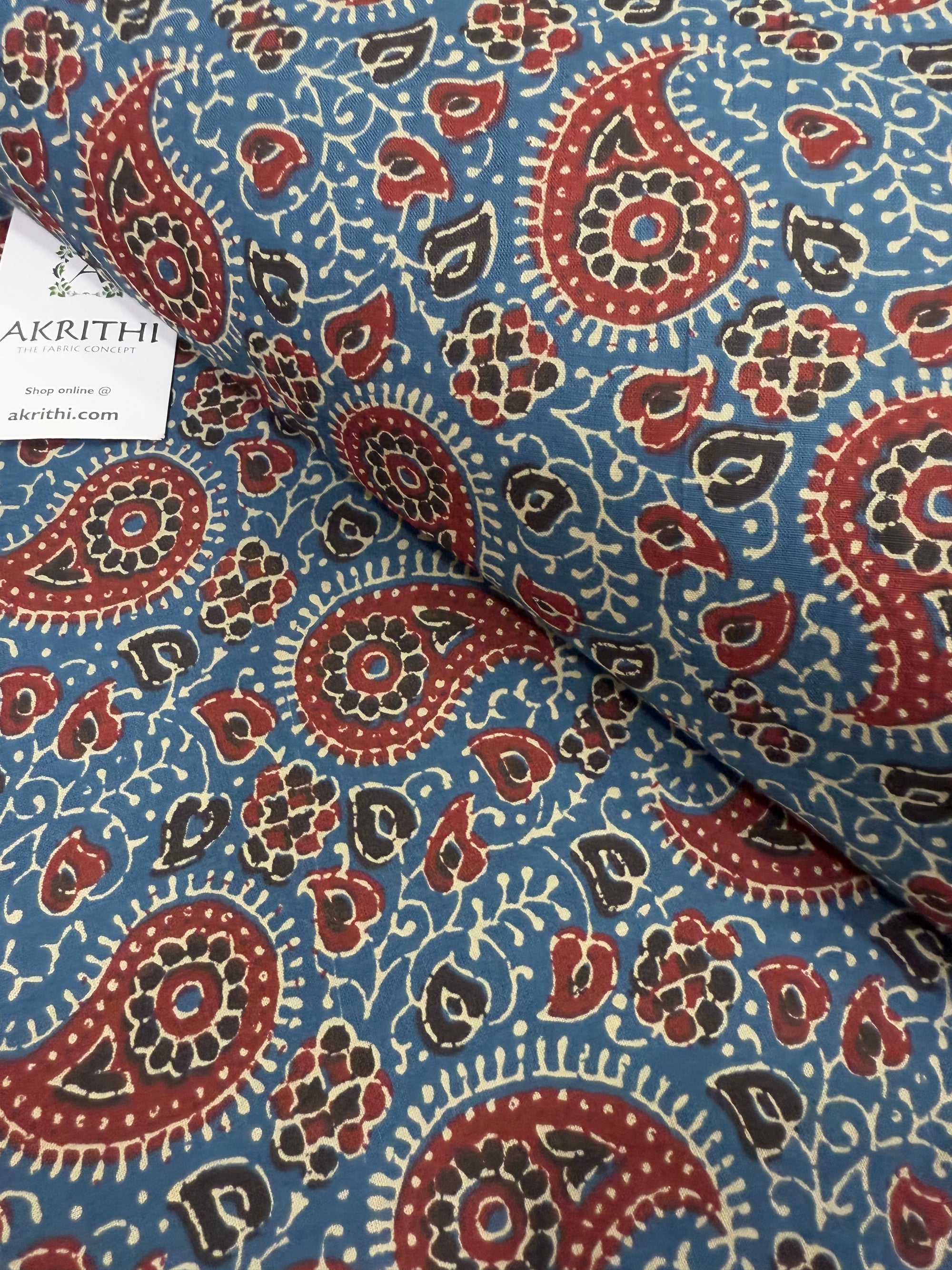Printed pure cotton fabric