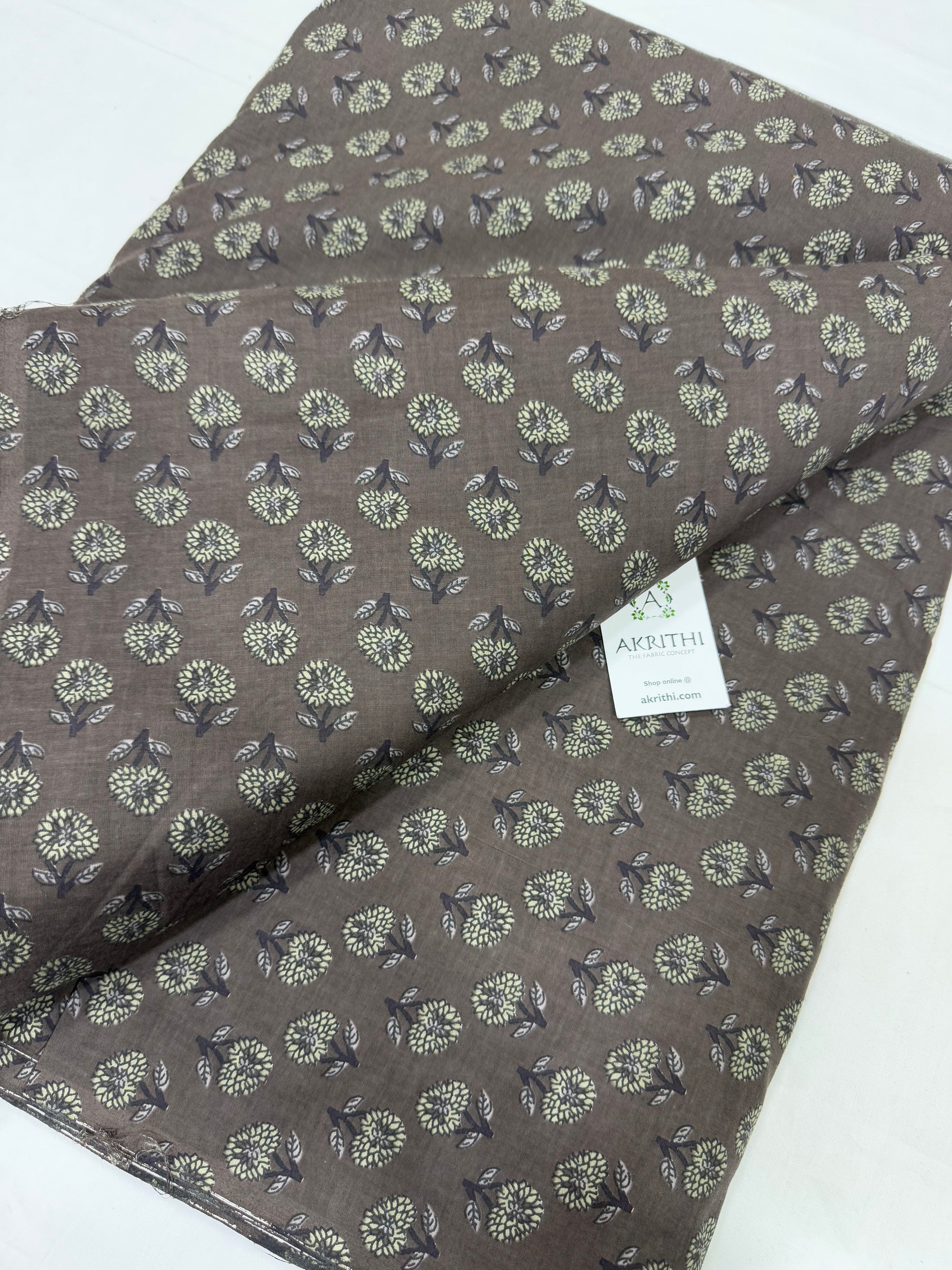Printed pure cotton fabric