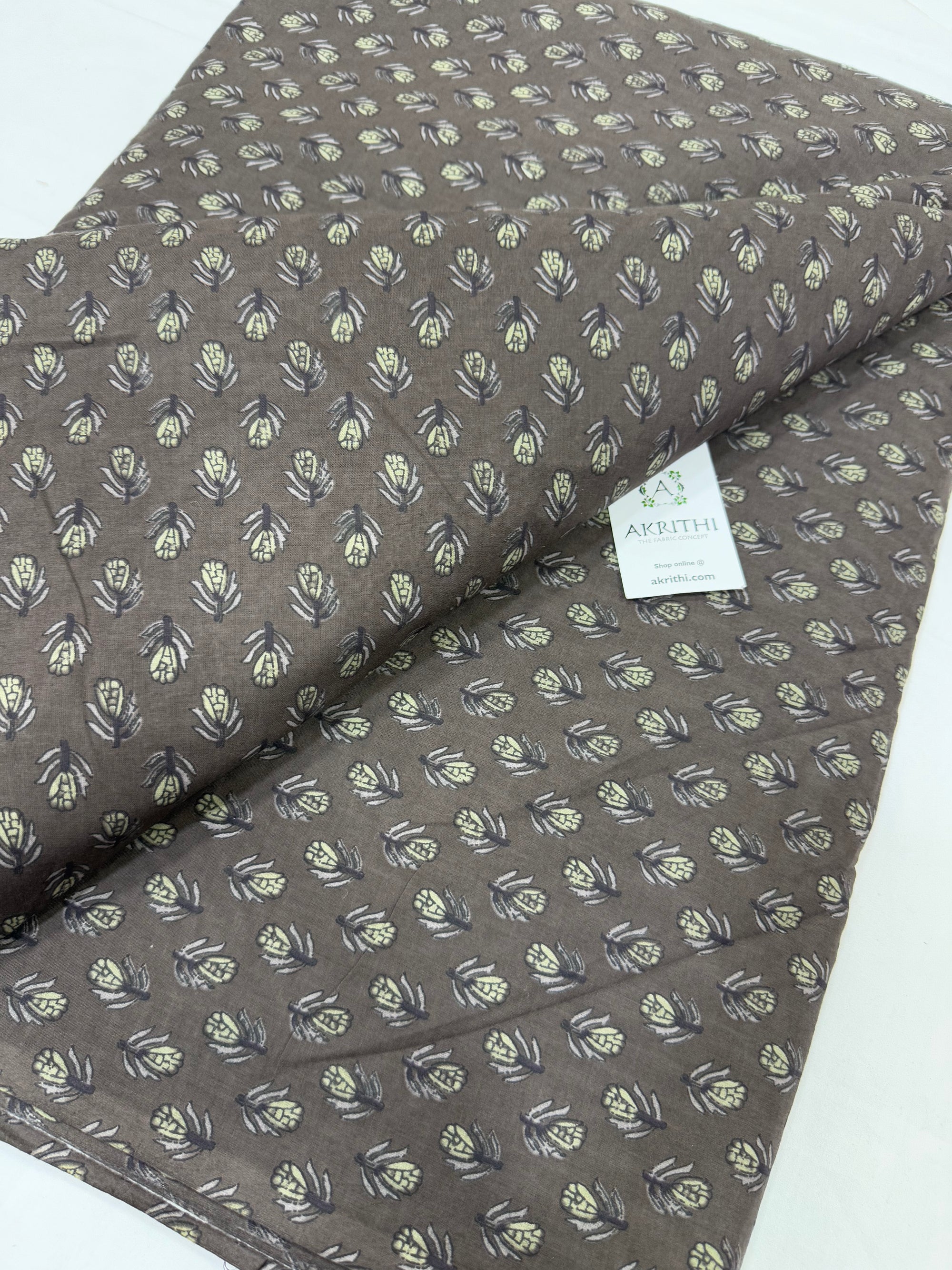 Printed pure cotton fabric