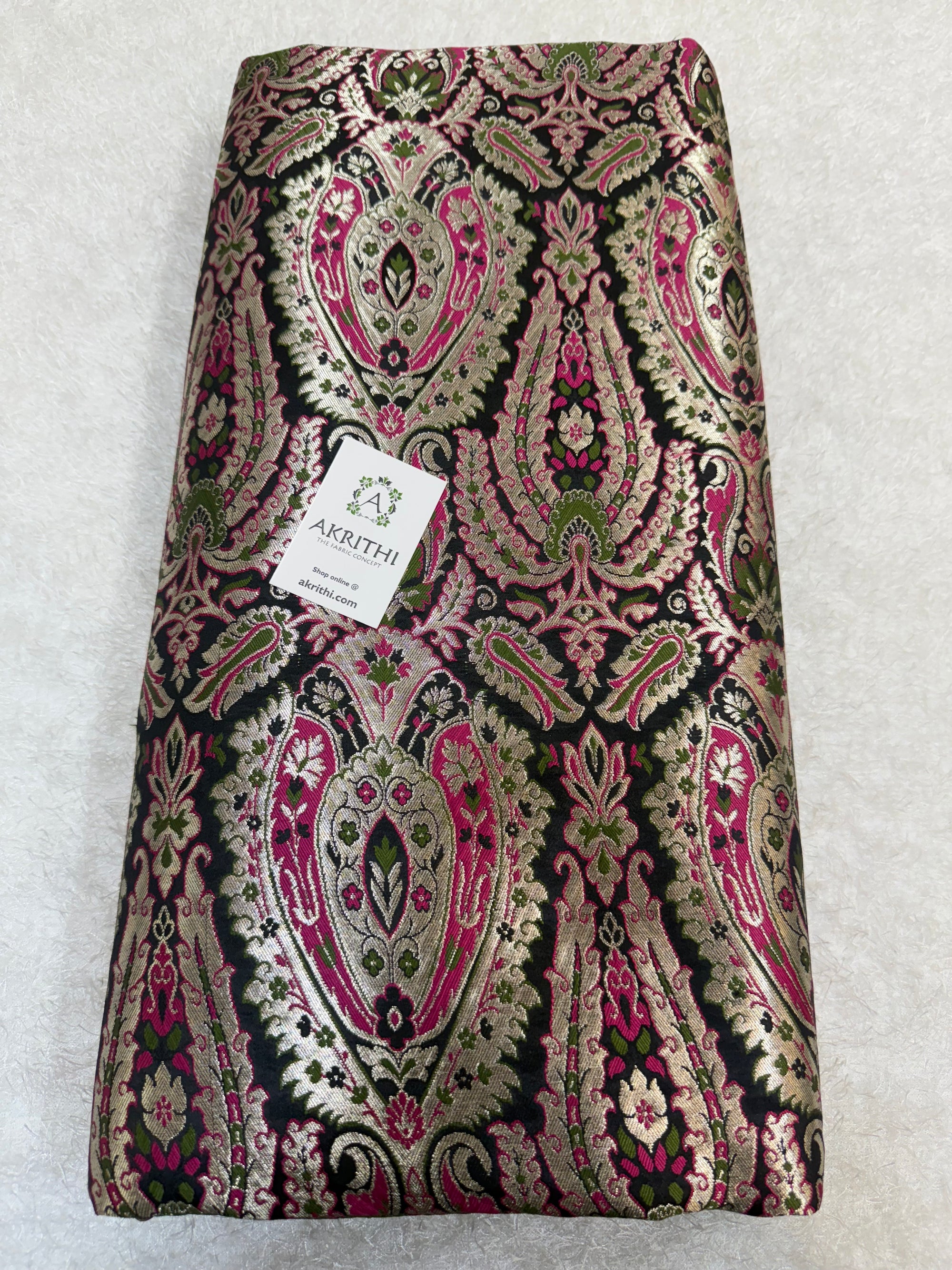 Pure Banarasi Kim khwab fabric