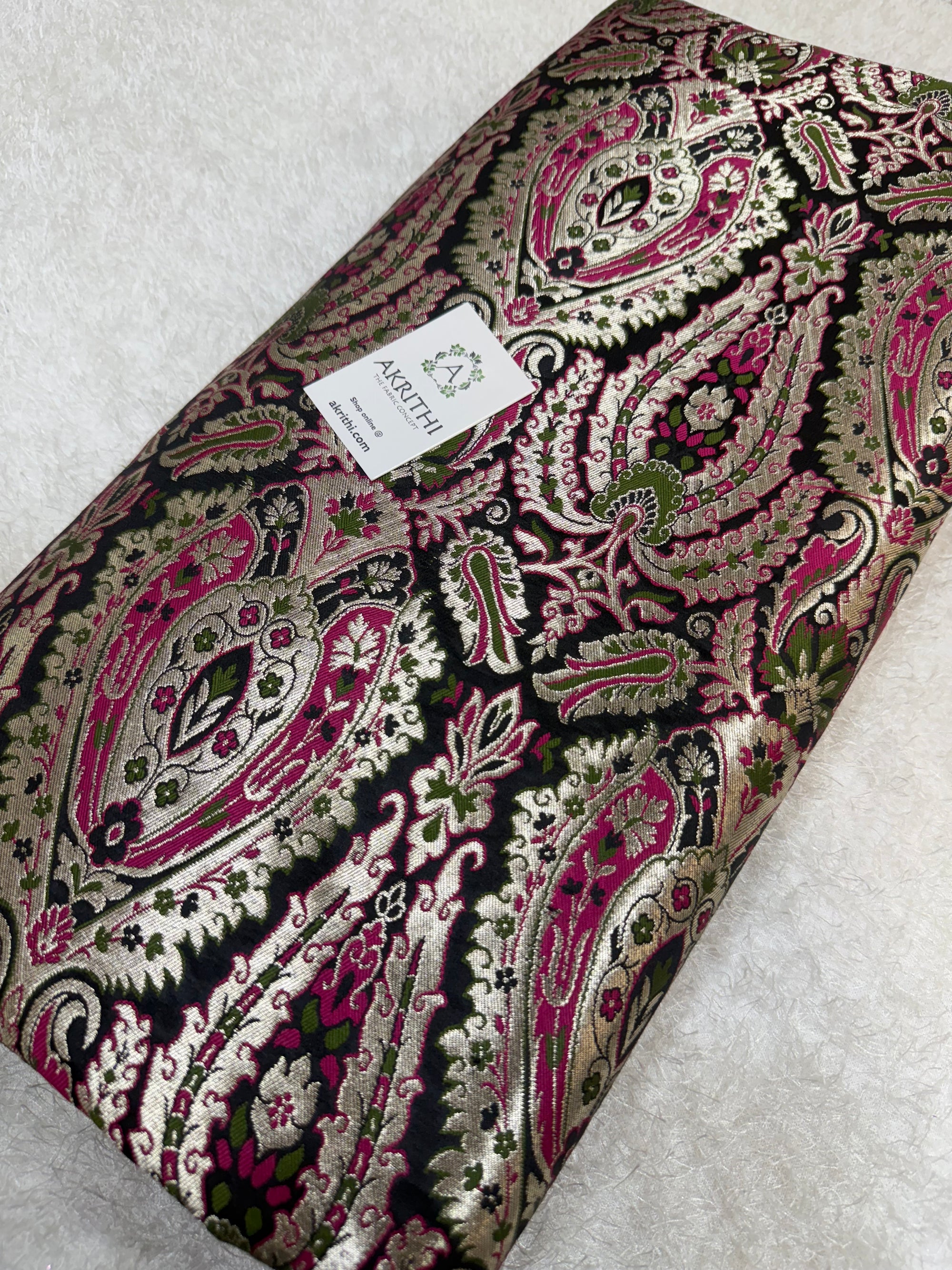 Pure Banarasi Kim khwab fabric