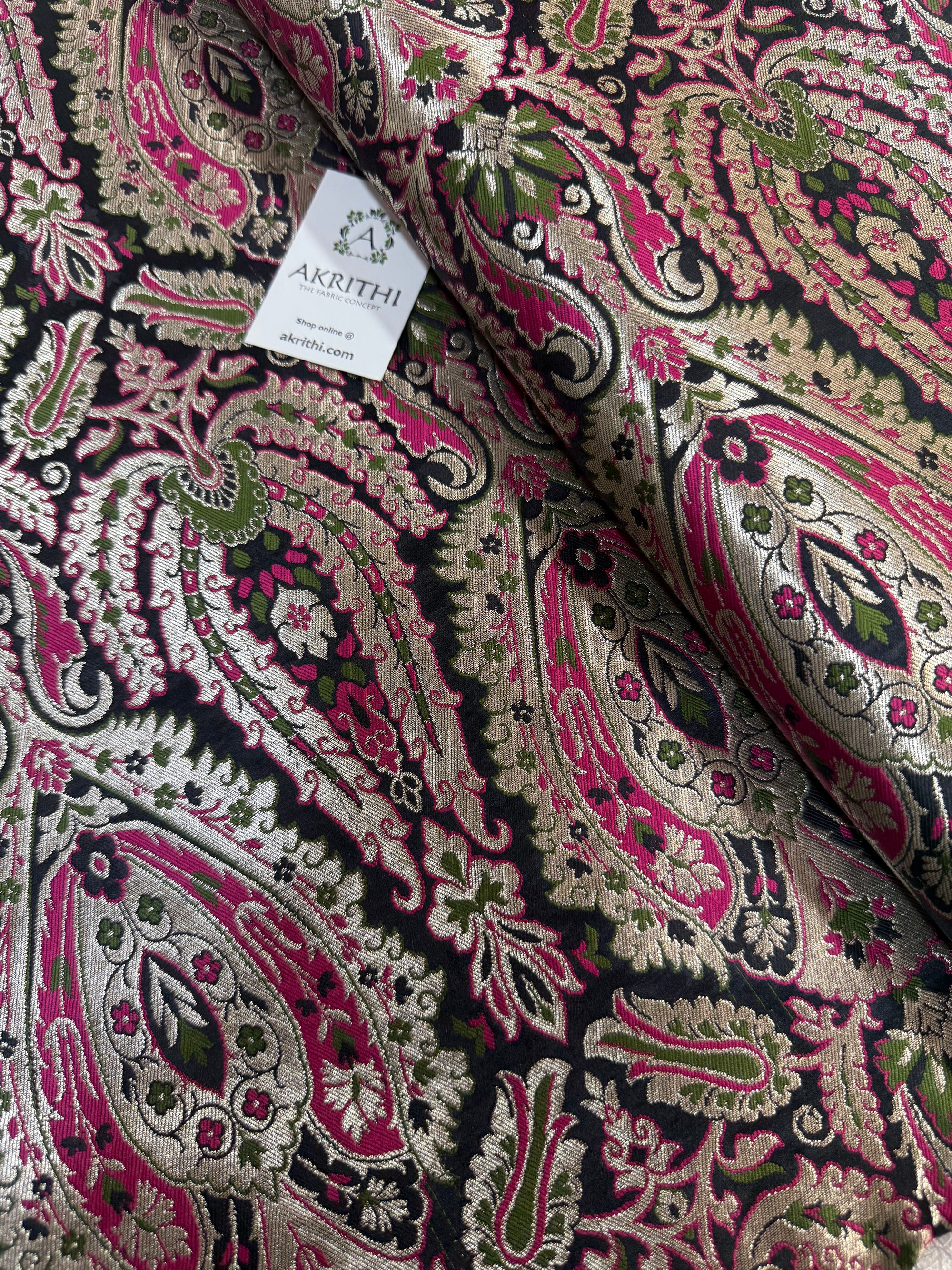 Pure Banarasi Kim khwab fabric