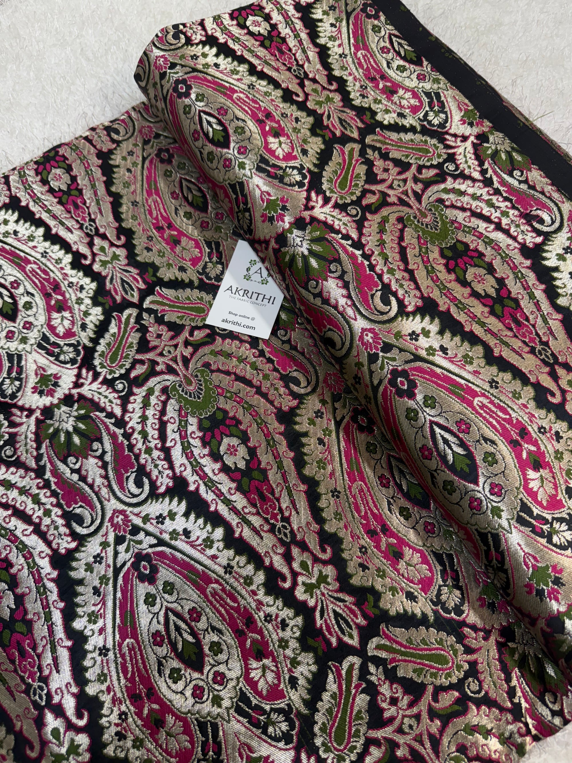 Pure Banarasi Kim khwab fabric