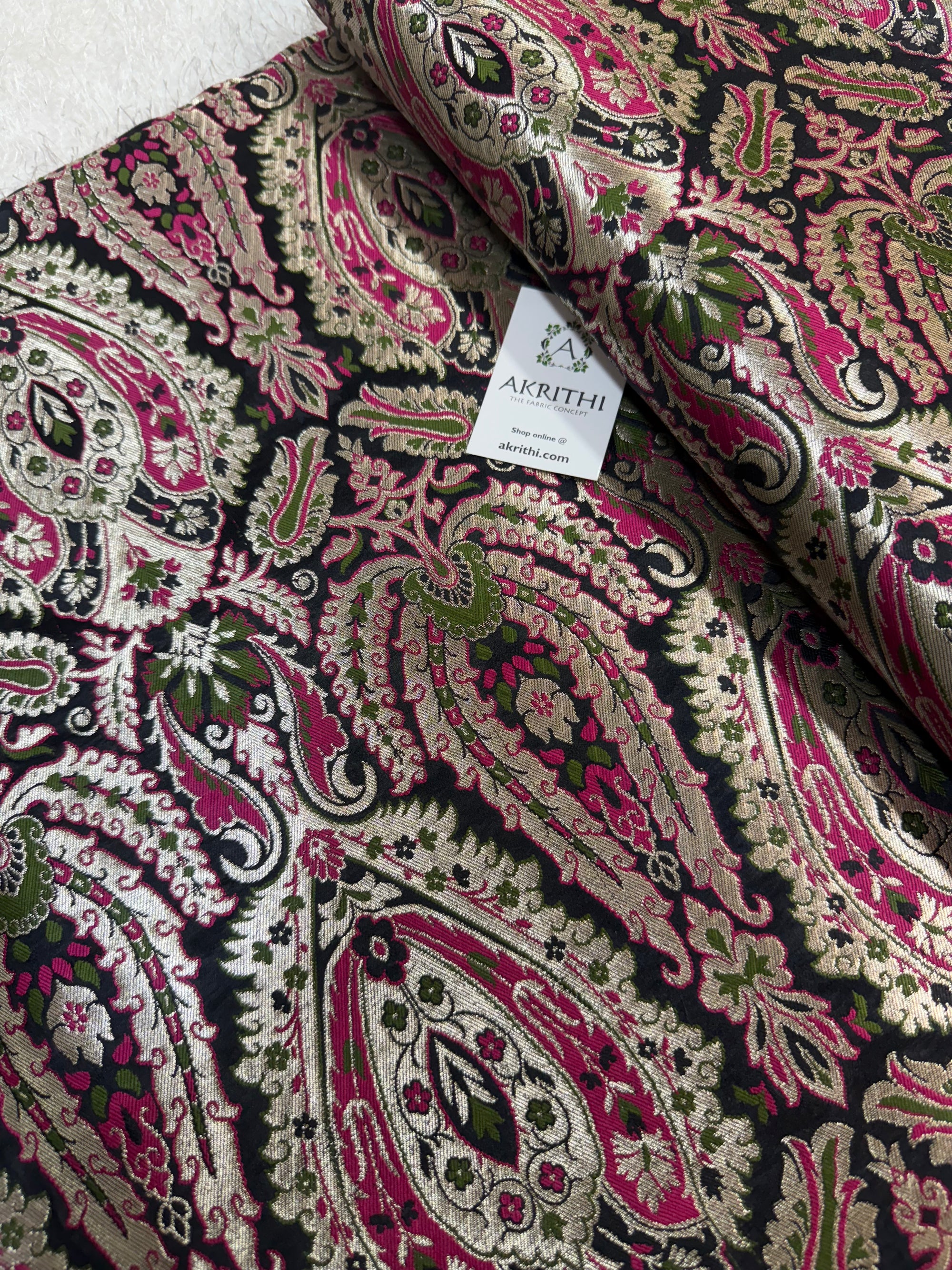 Pure Banarasi Kim khwab fabric