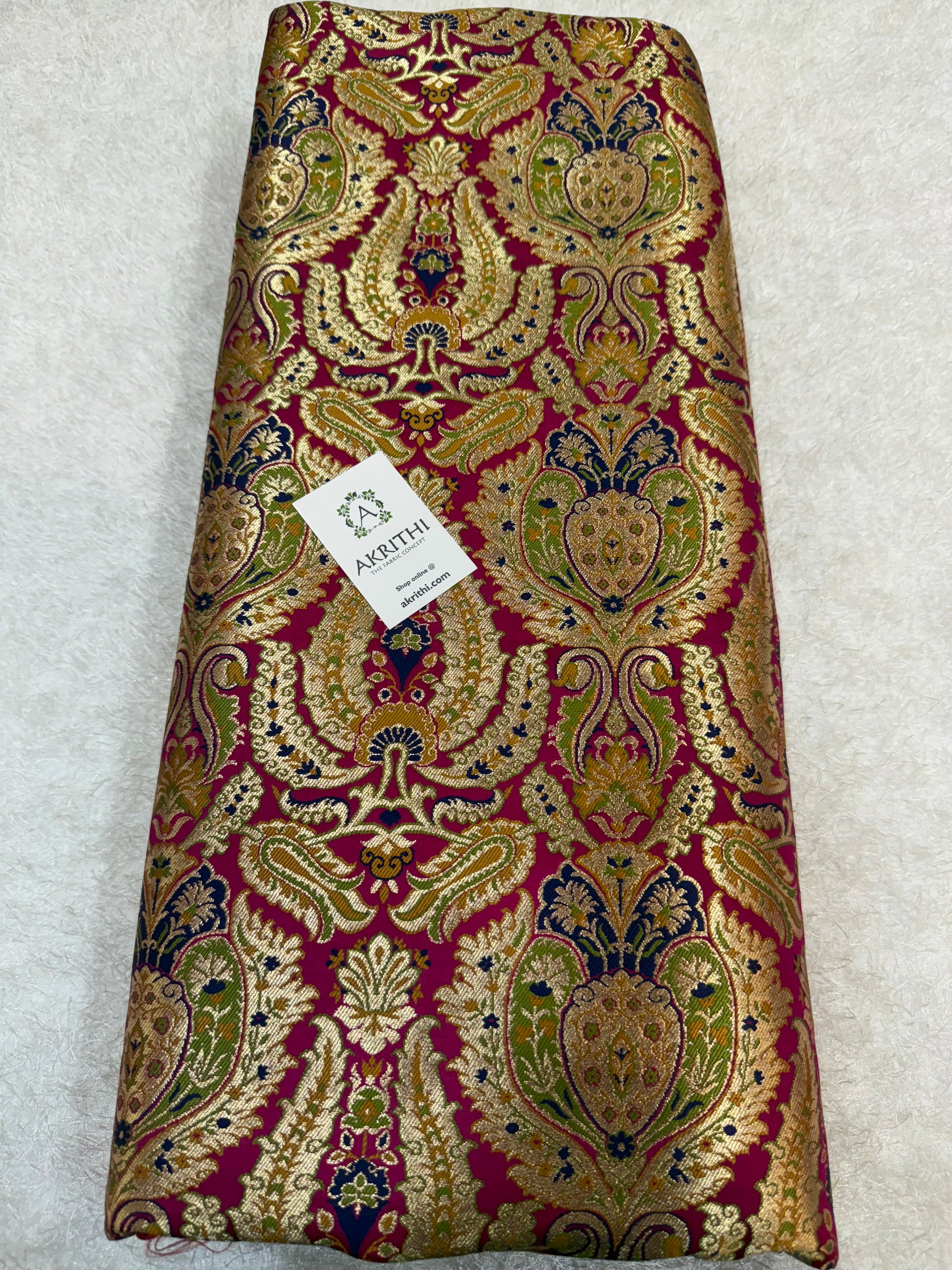Pure Banarasi Kim khwab fabric