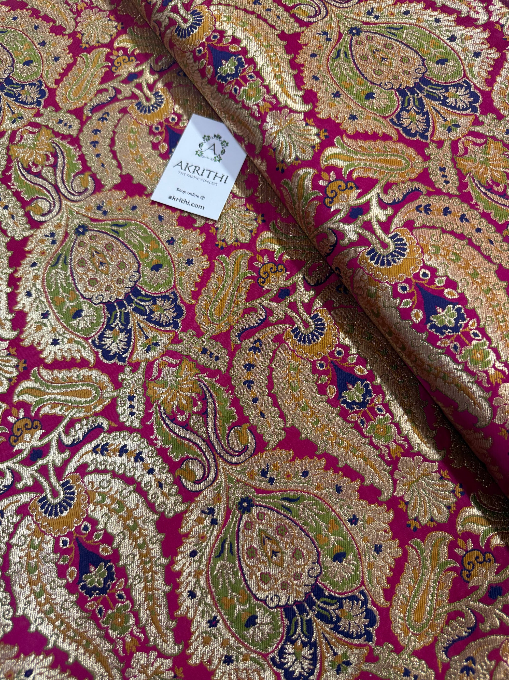 Pure Banarasi Kim khwab fabric