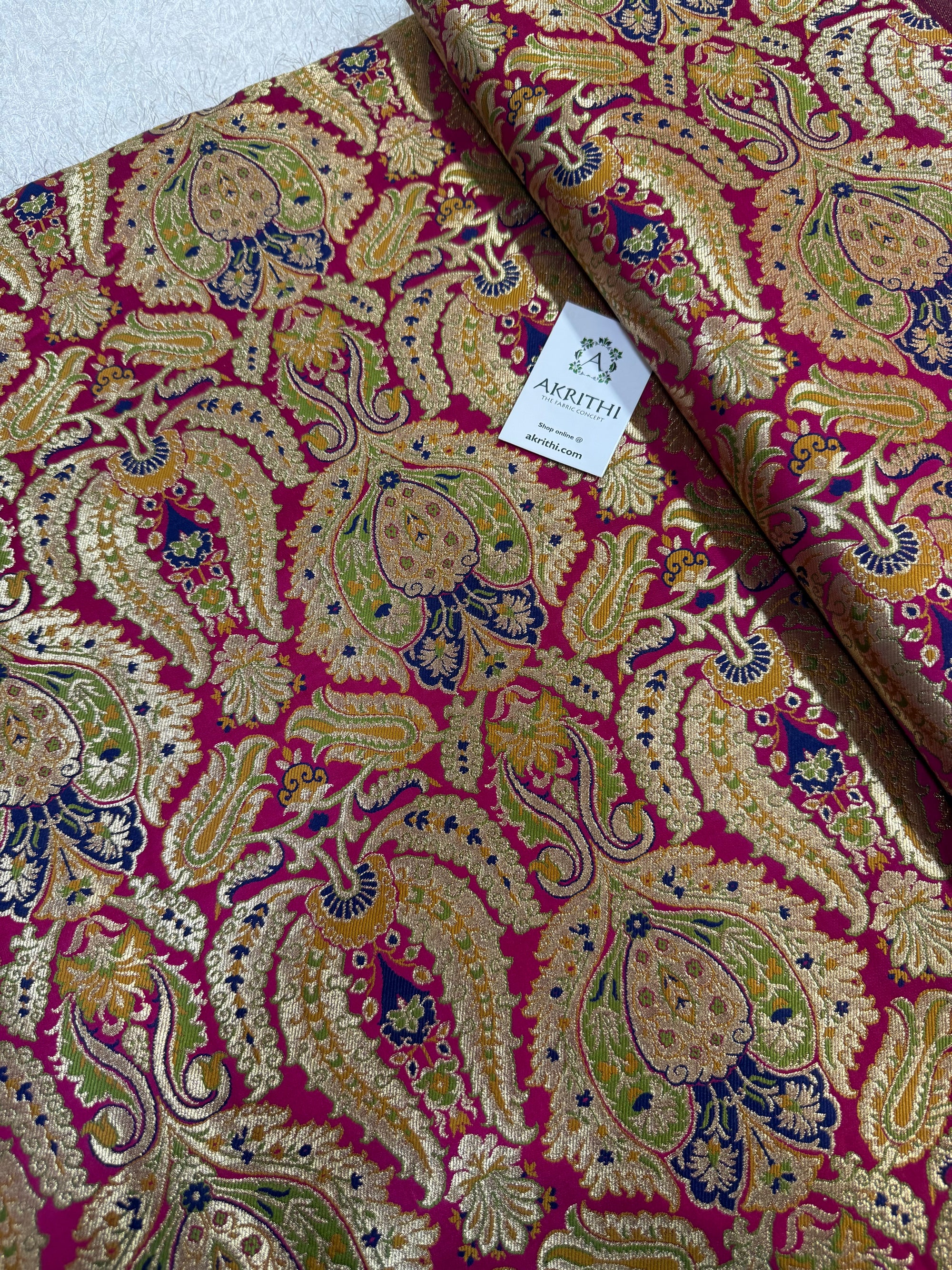 Pure Banarasi Kim khwab fabric
