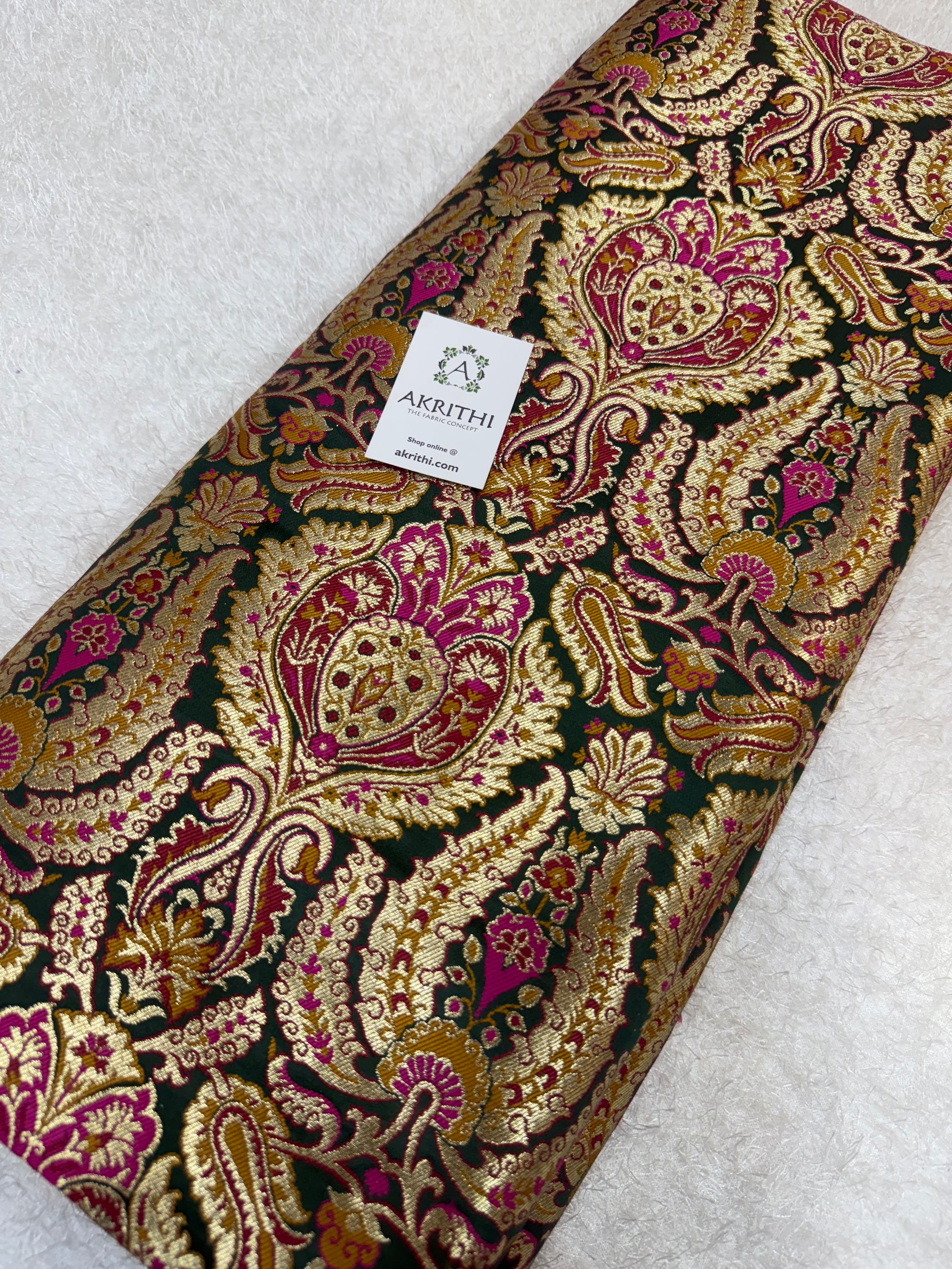 Pure Banarasi Kim khwab fabric