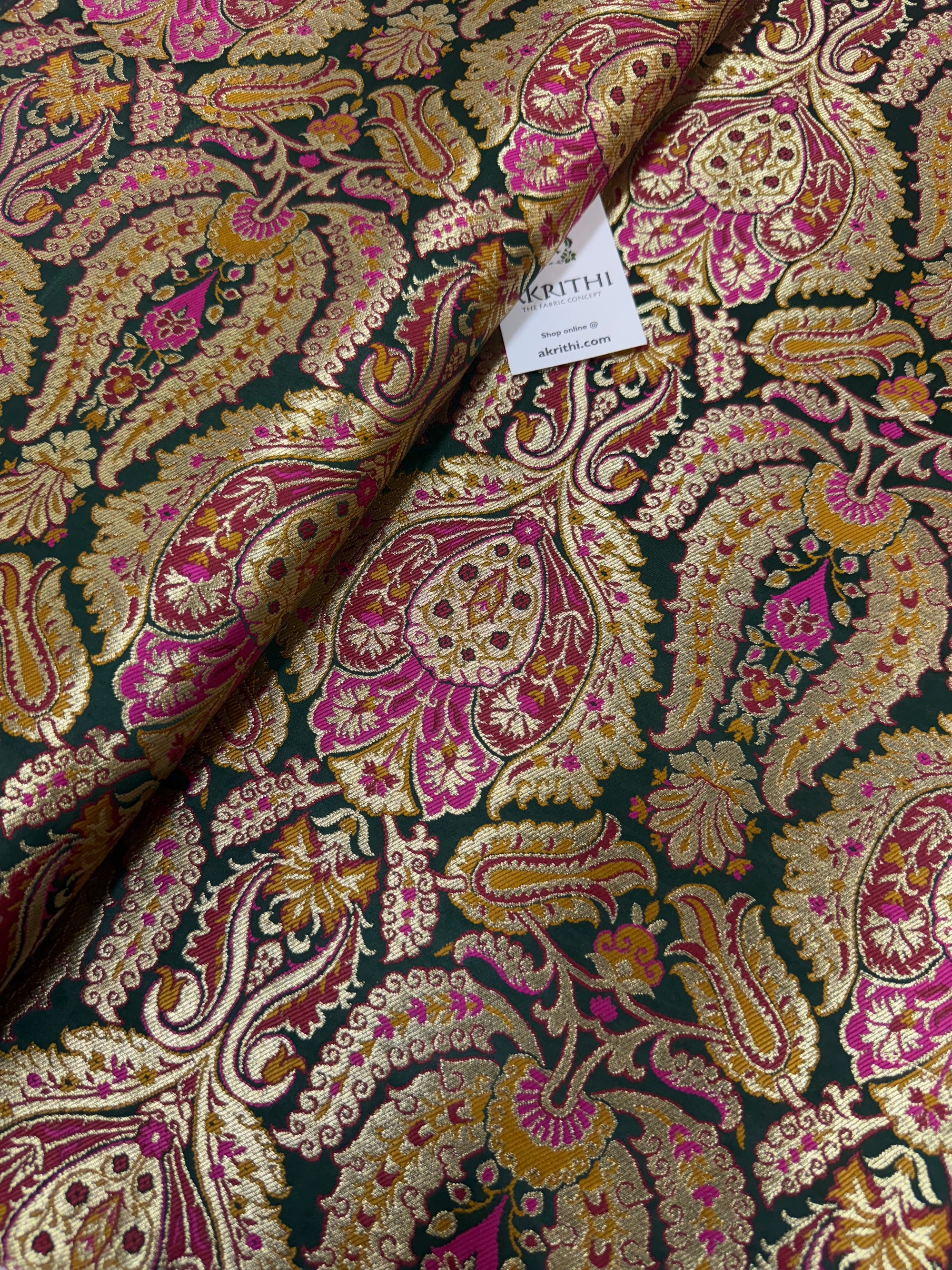 Pure Banarasi Kim khwab fabric