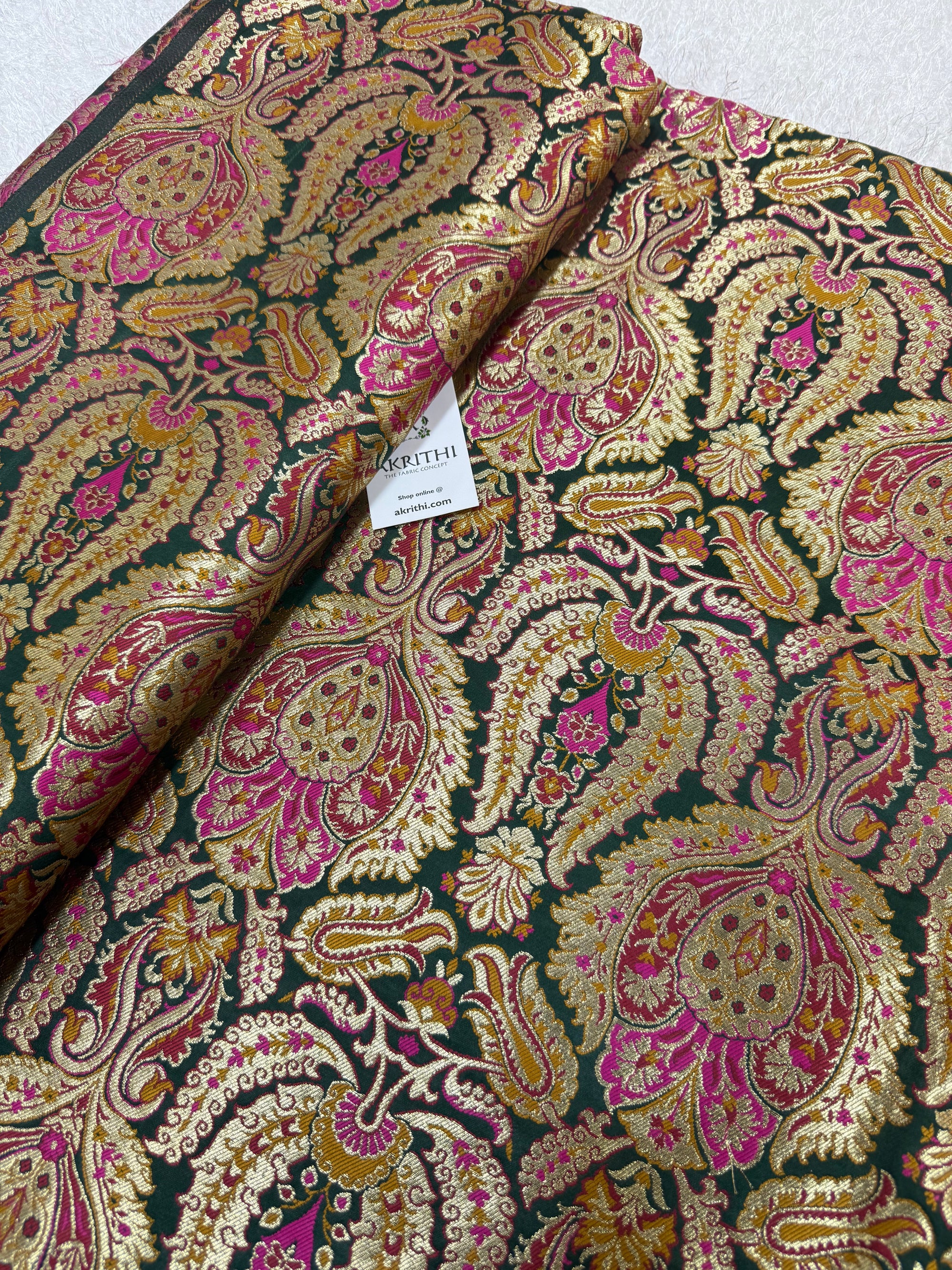 Pure Banarasi Kim khwab fabric