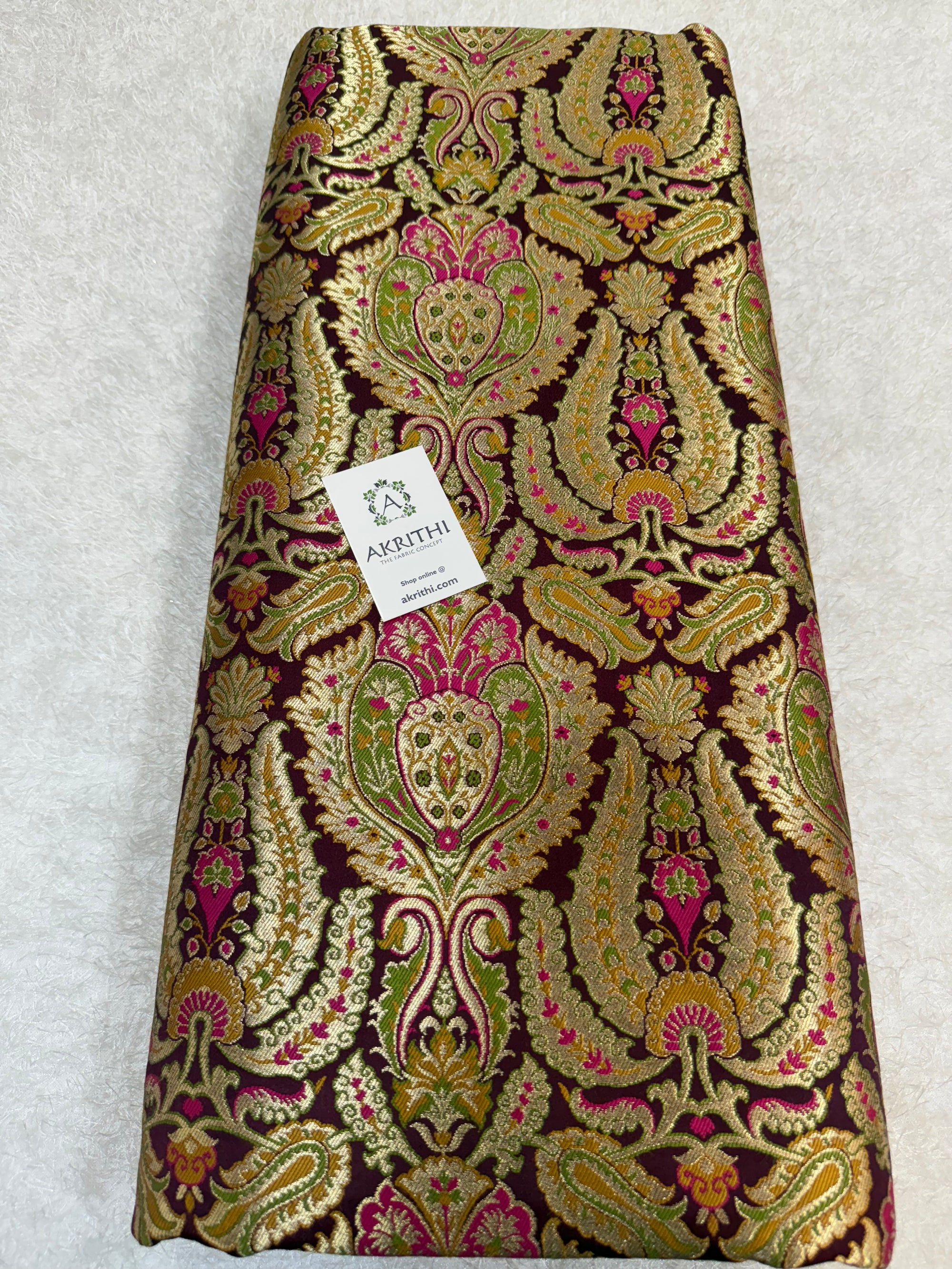 Pure Banarasi Kim khwab fabric