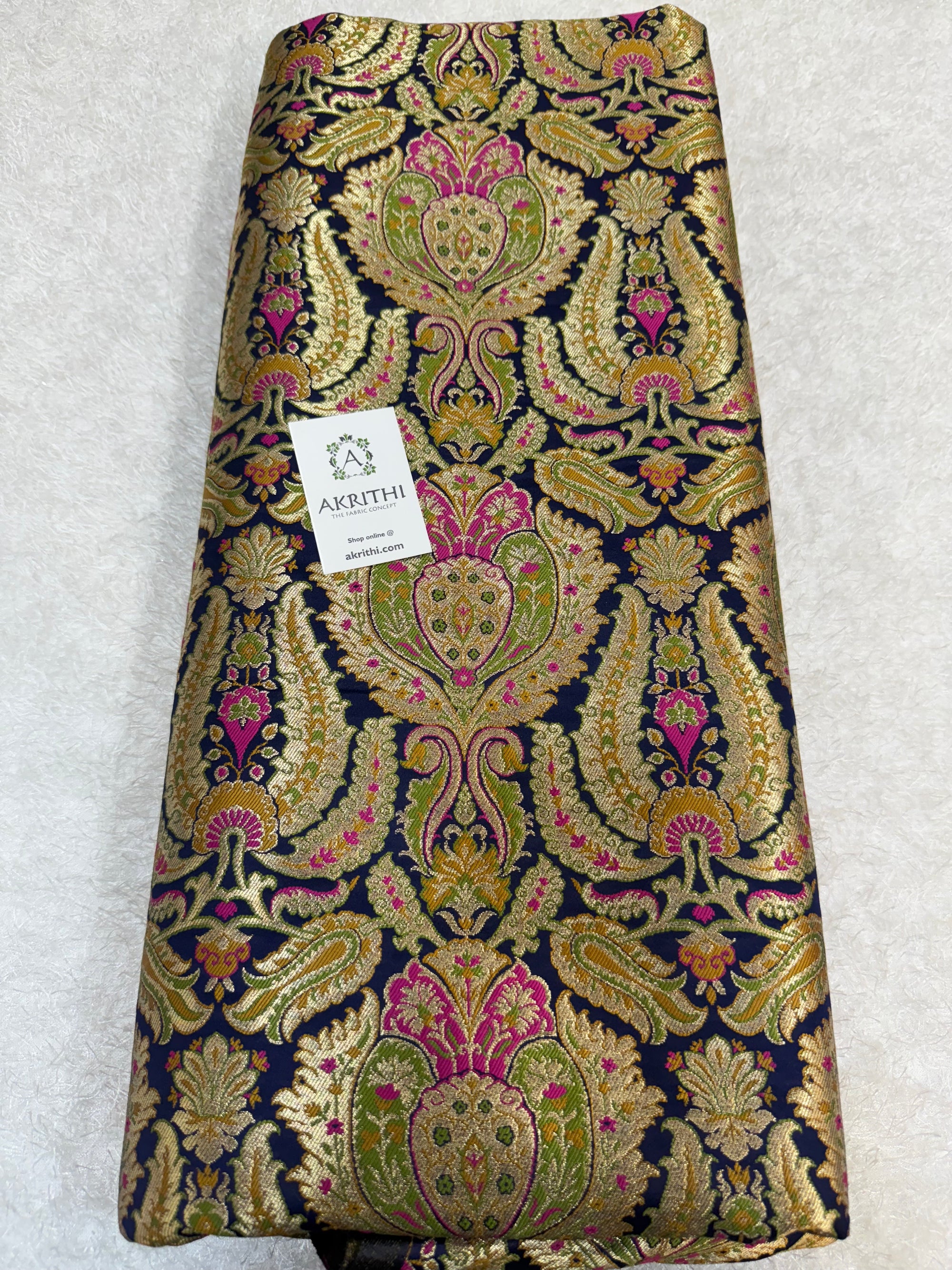 Pure Banarasi Kim khwab fabric