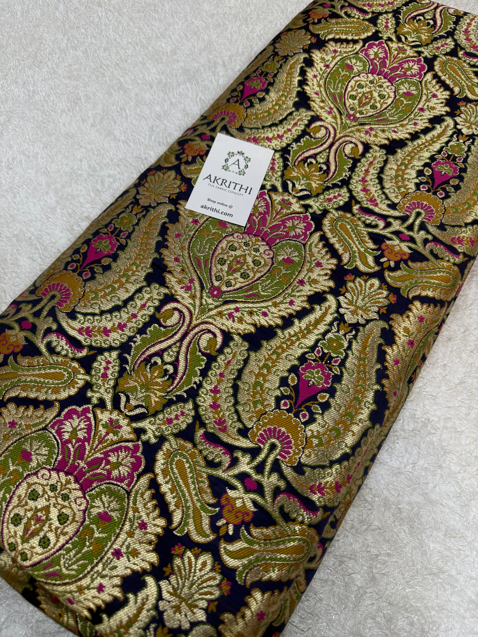 Pure Banarasi Kim khwab fabric
