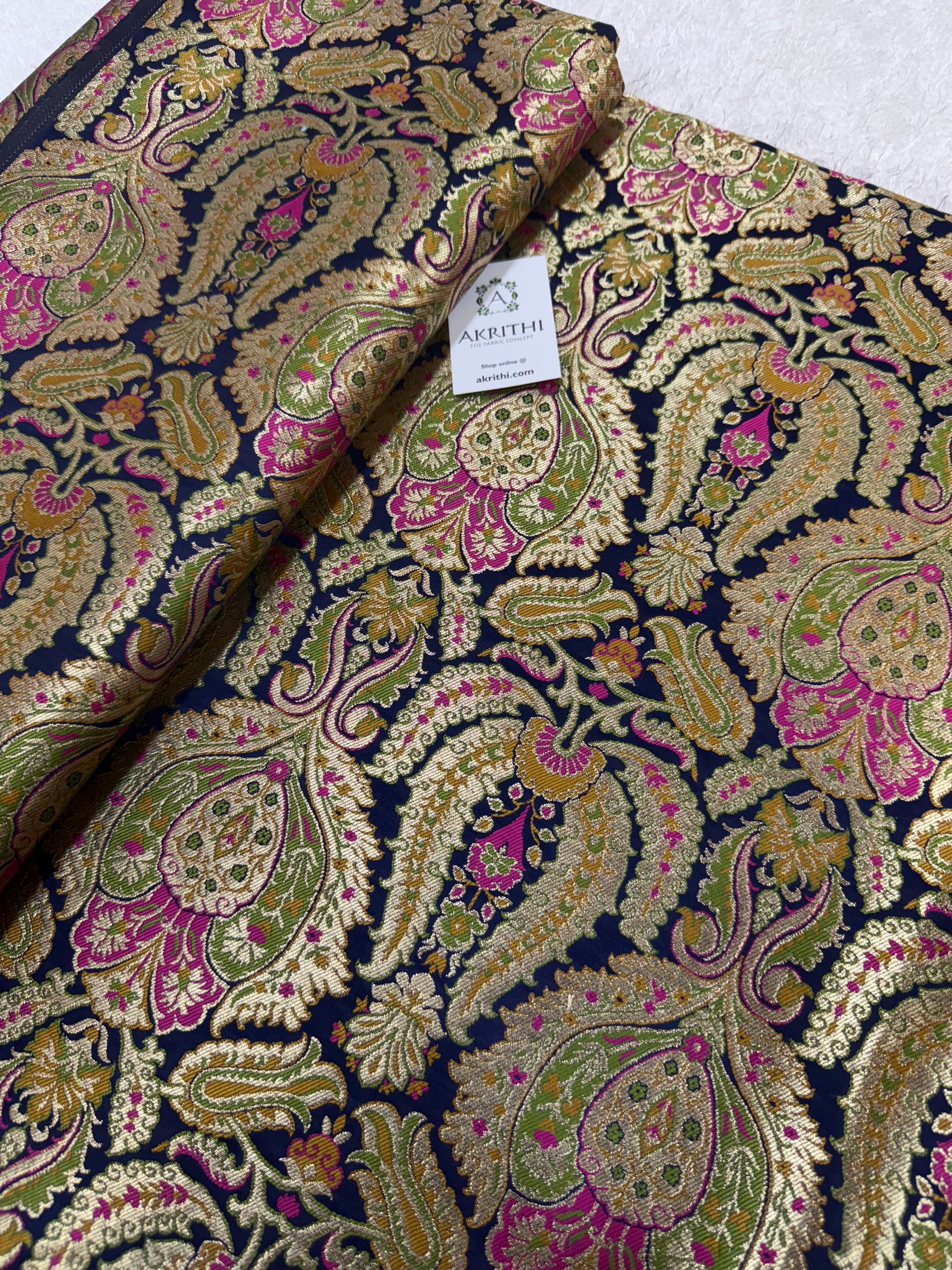 Pure Banarasi Kim khwab fabric
