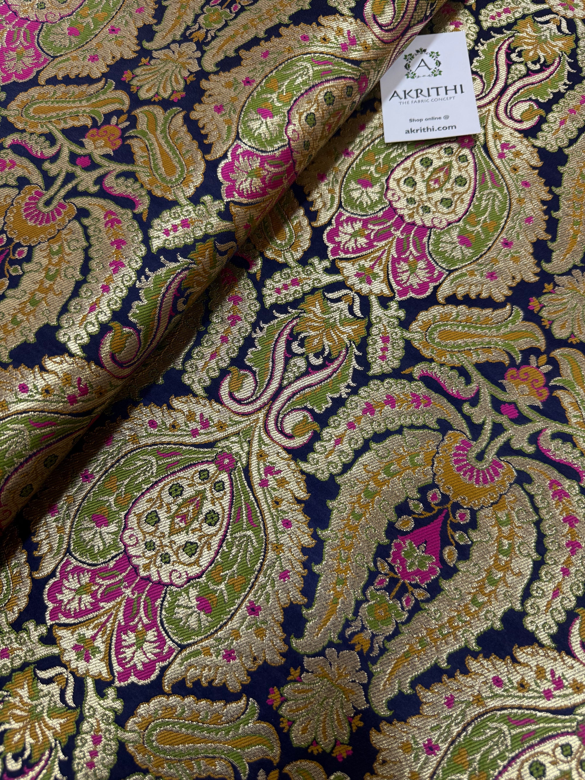 Pure Banarasi Kim khwab fabric