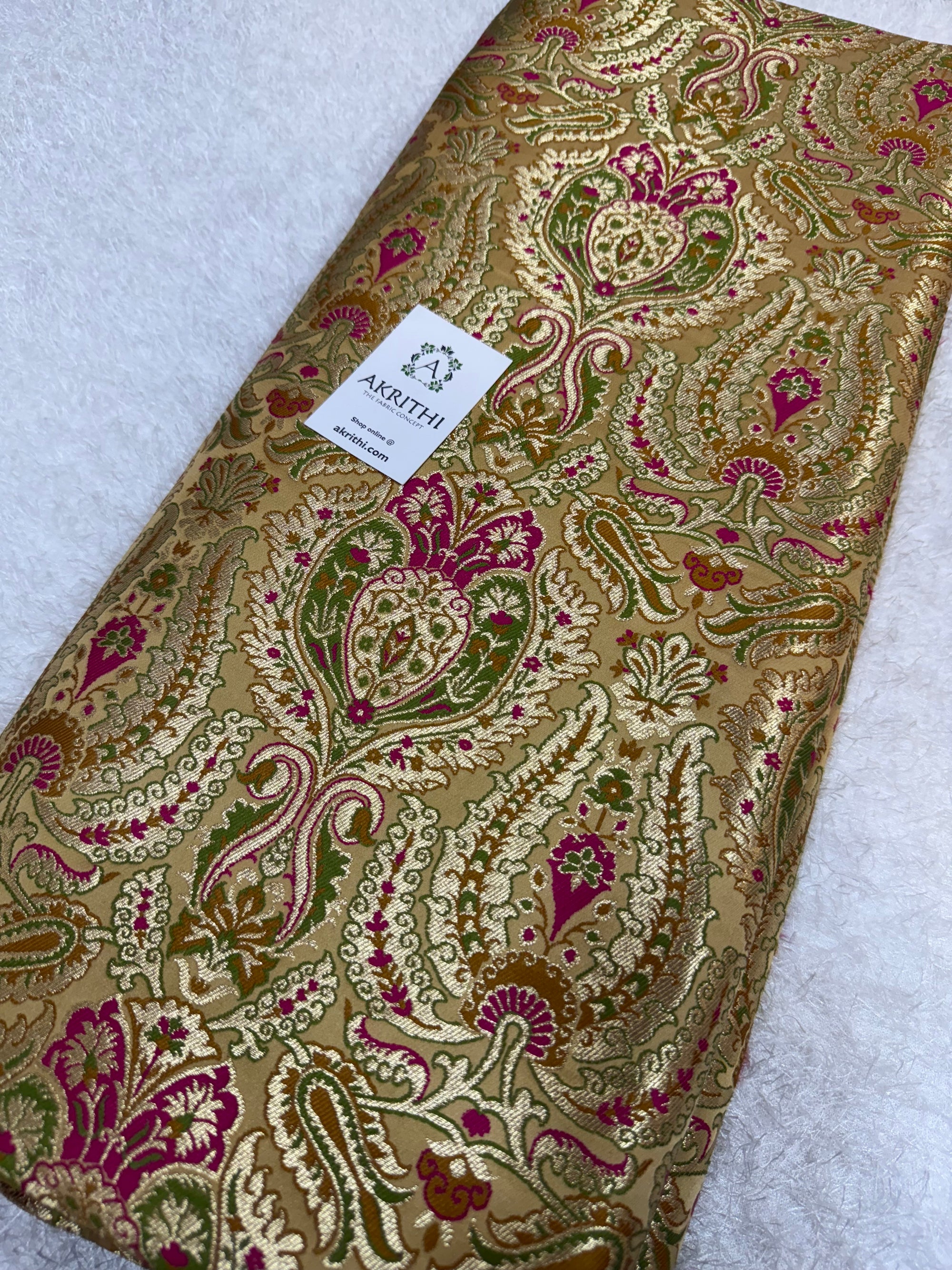 Pure Banarasi Kim khwab fabric