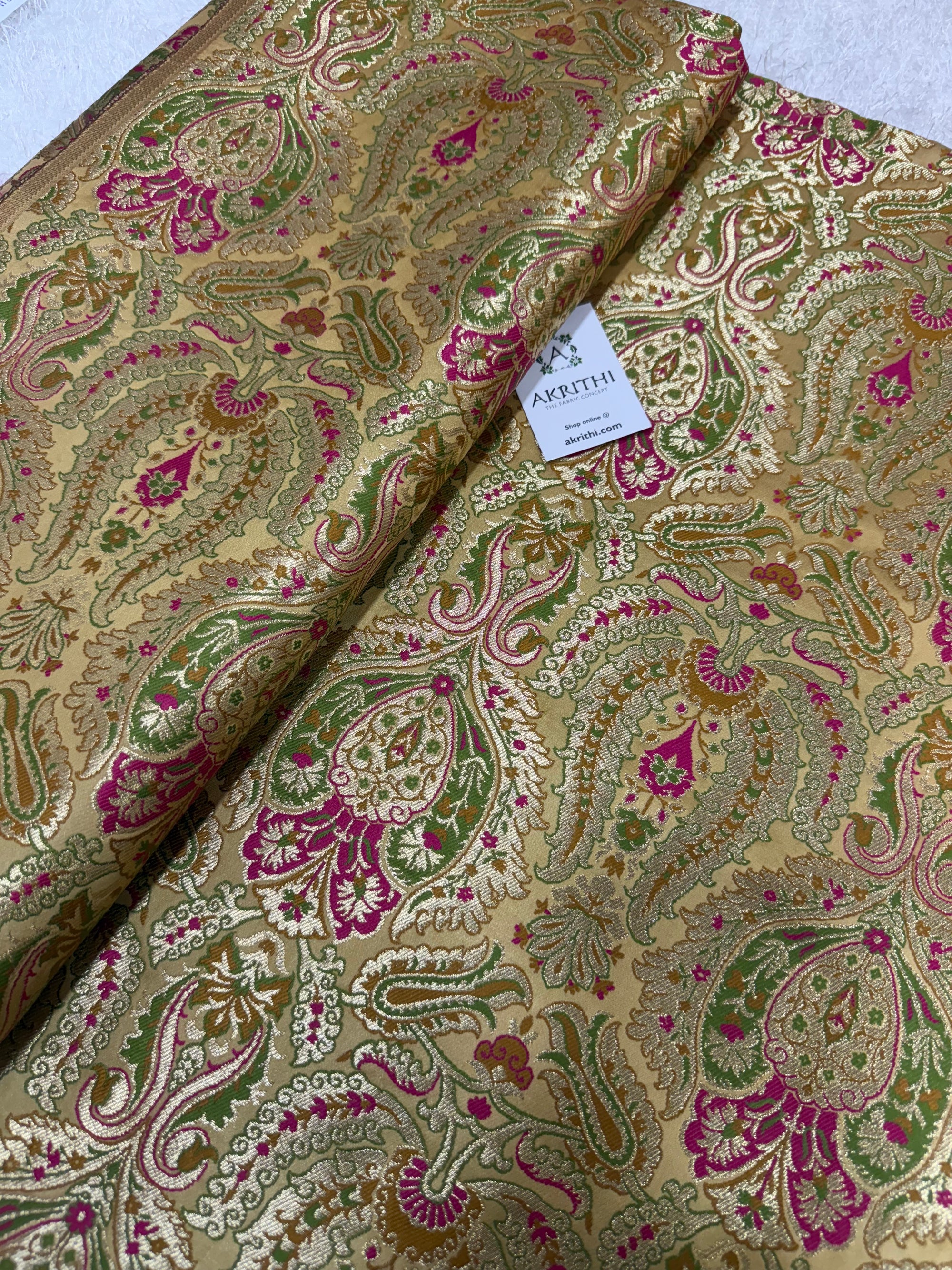 Pure Banarasi Kim khwab fabric