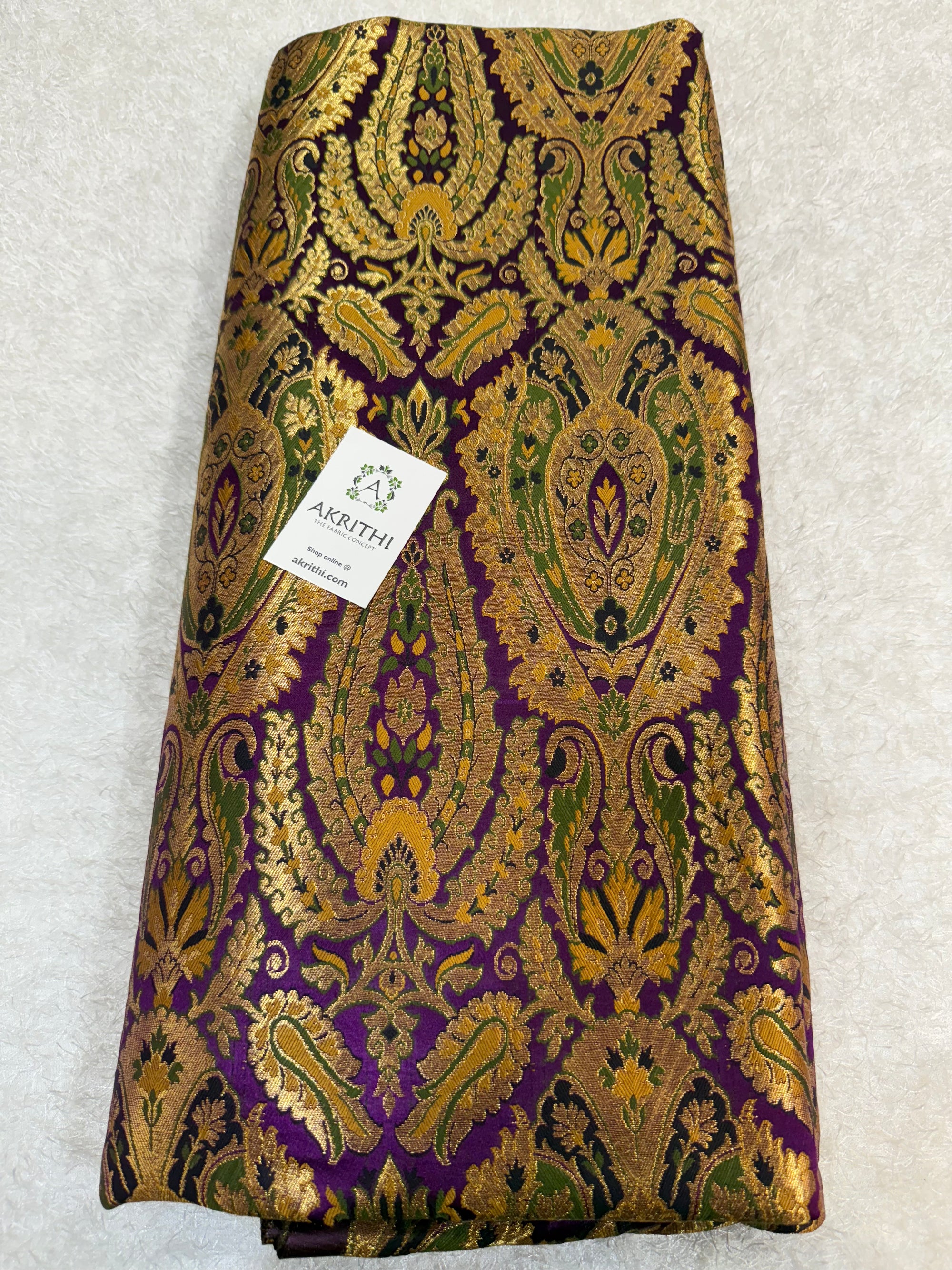 Pure Banarasi Kim khwab fabric