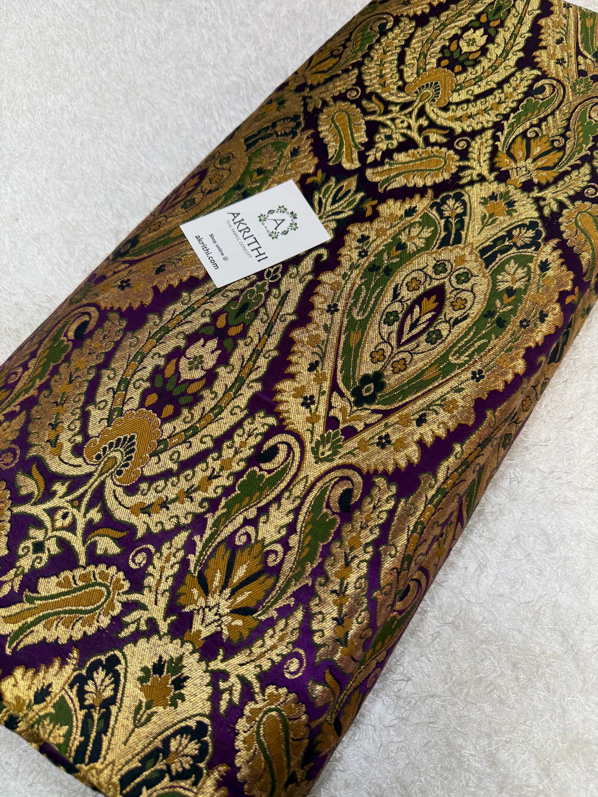 Pure Banarasi Kim khwab fabric