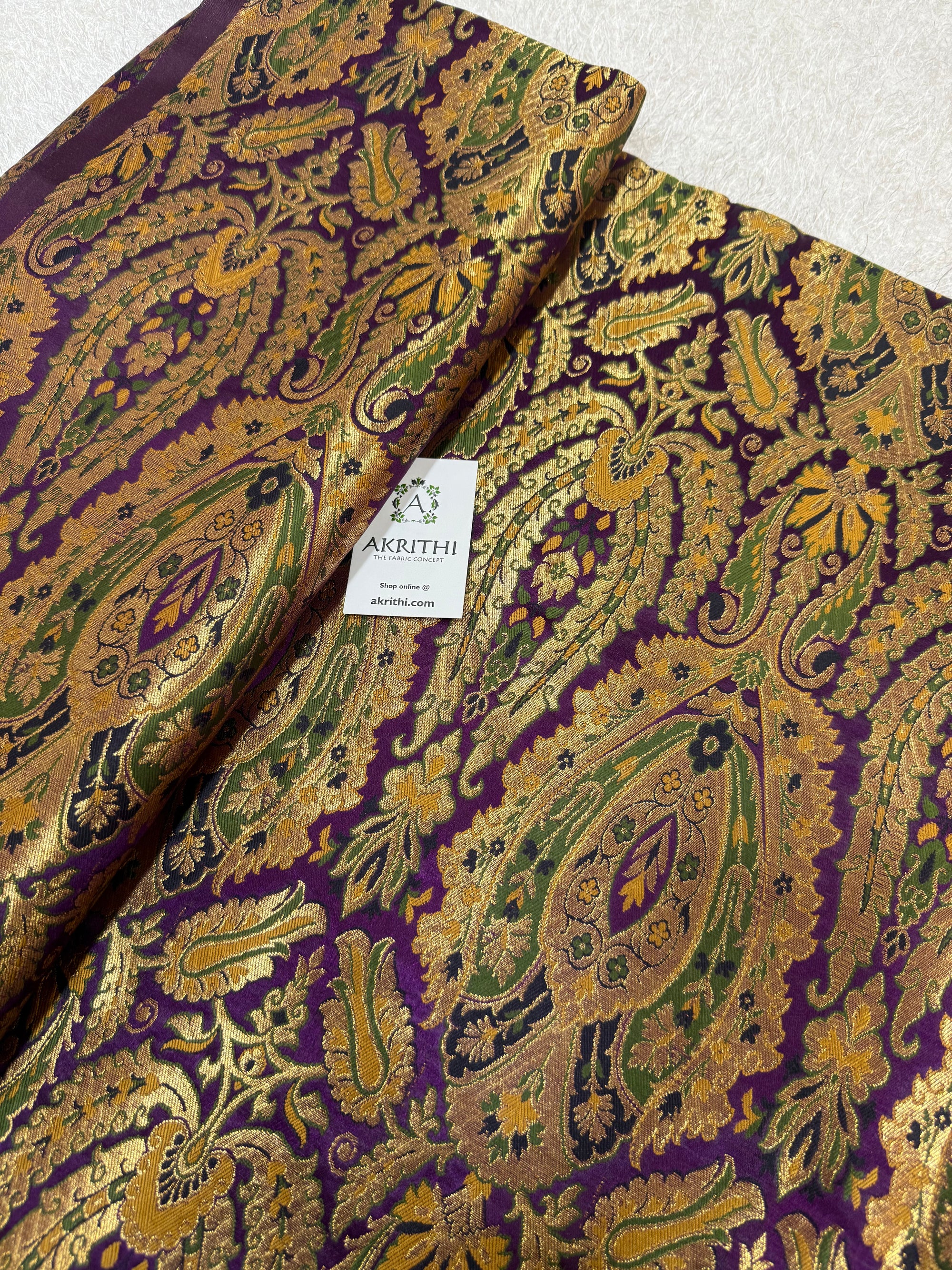 Pure Banarasi Kim khwab fabric