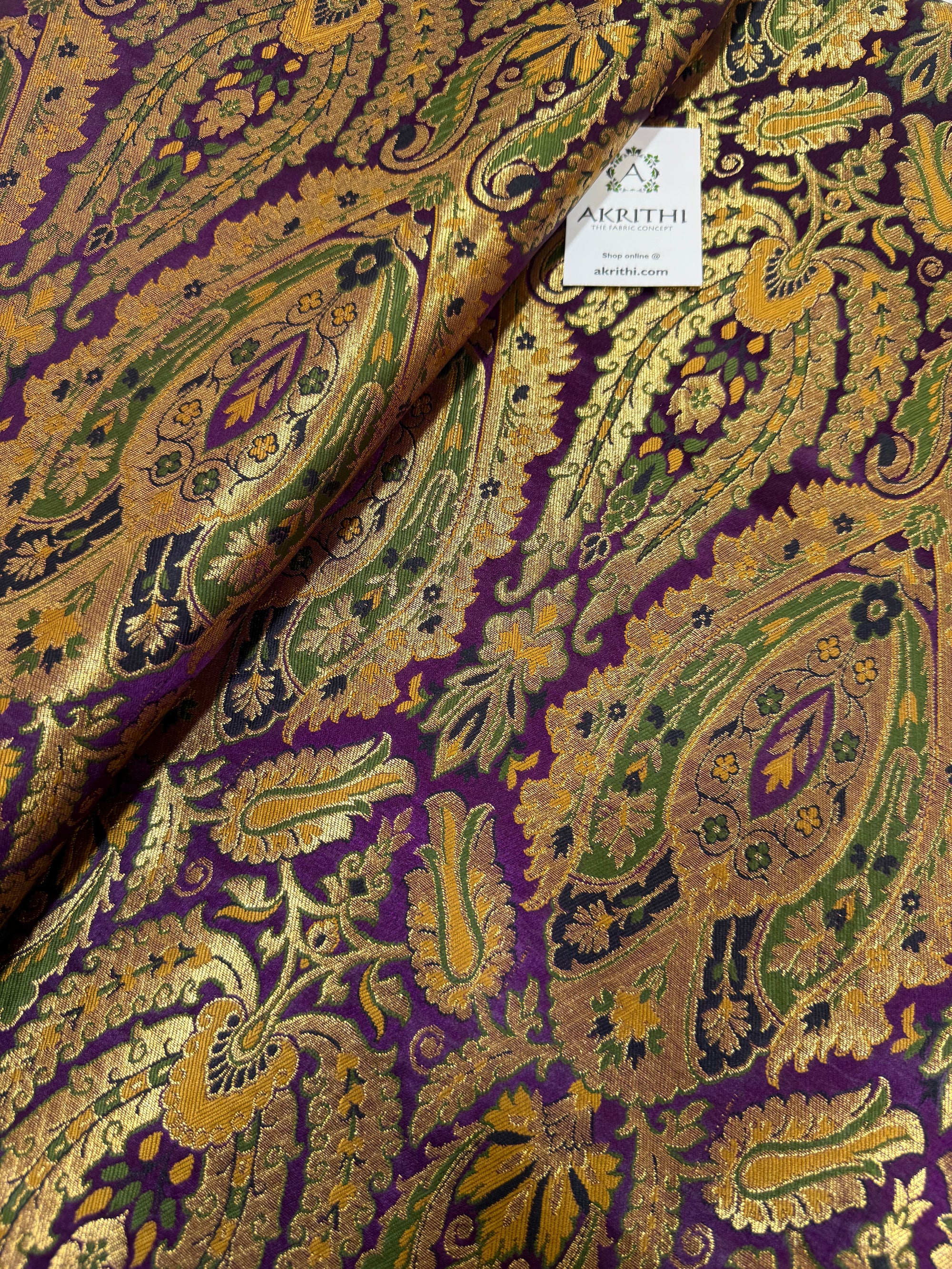Pure Banarasi Kim khwab fabric