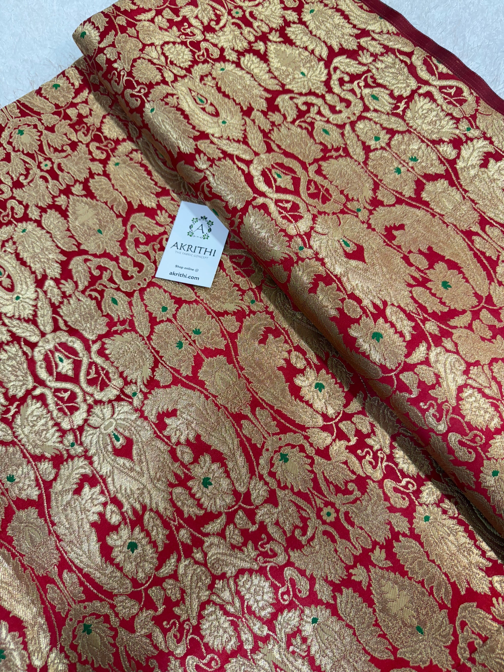 Pure Banarasi Kim khwab fabric