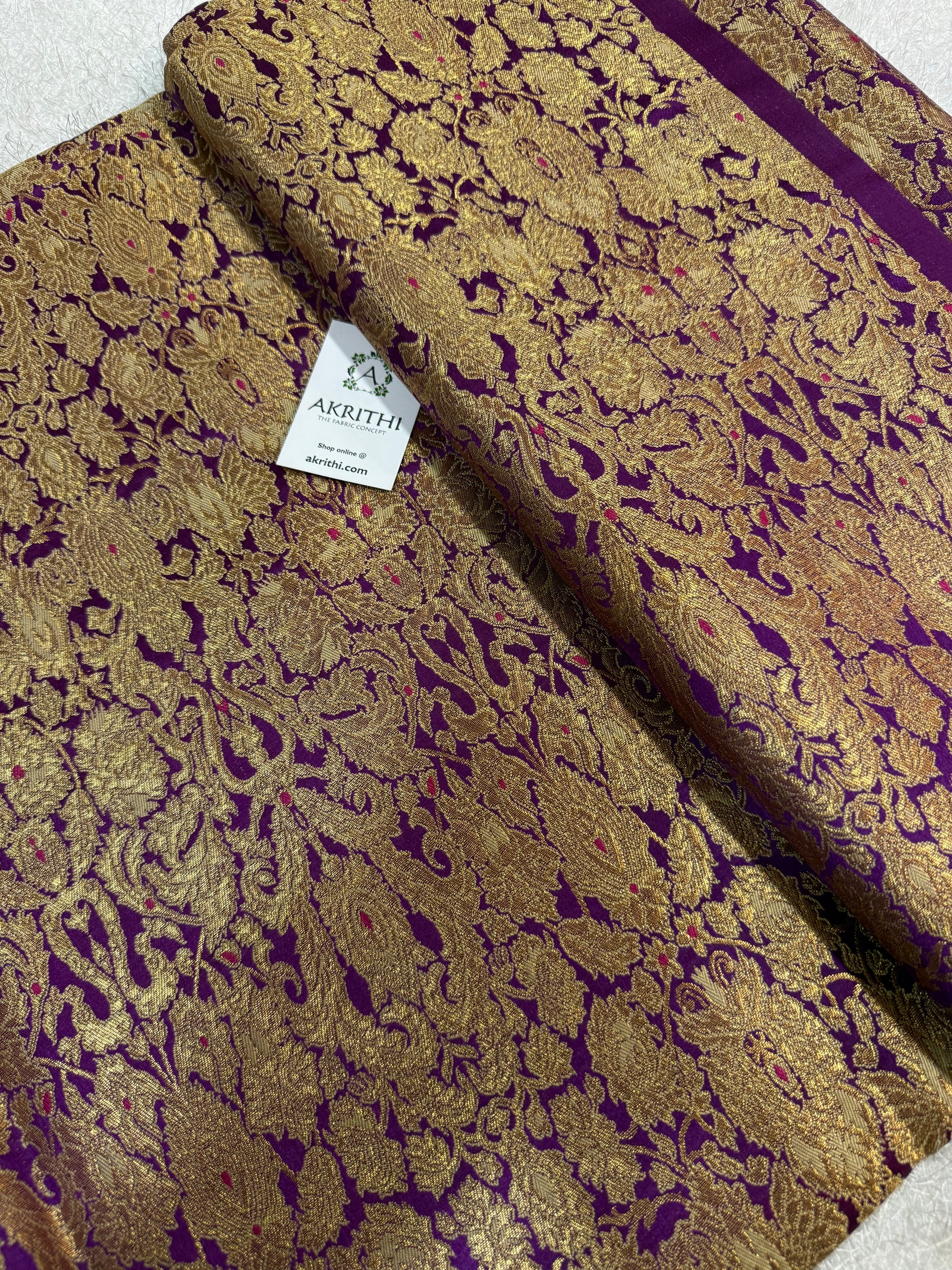 Pure Banarasi Kim khwab fabric