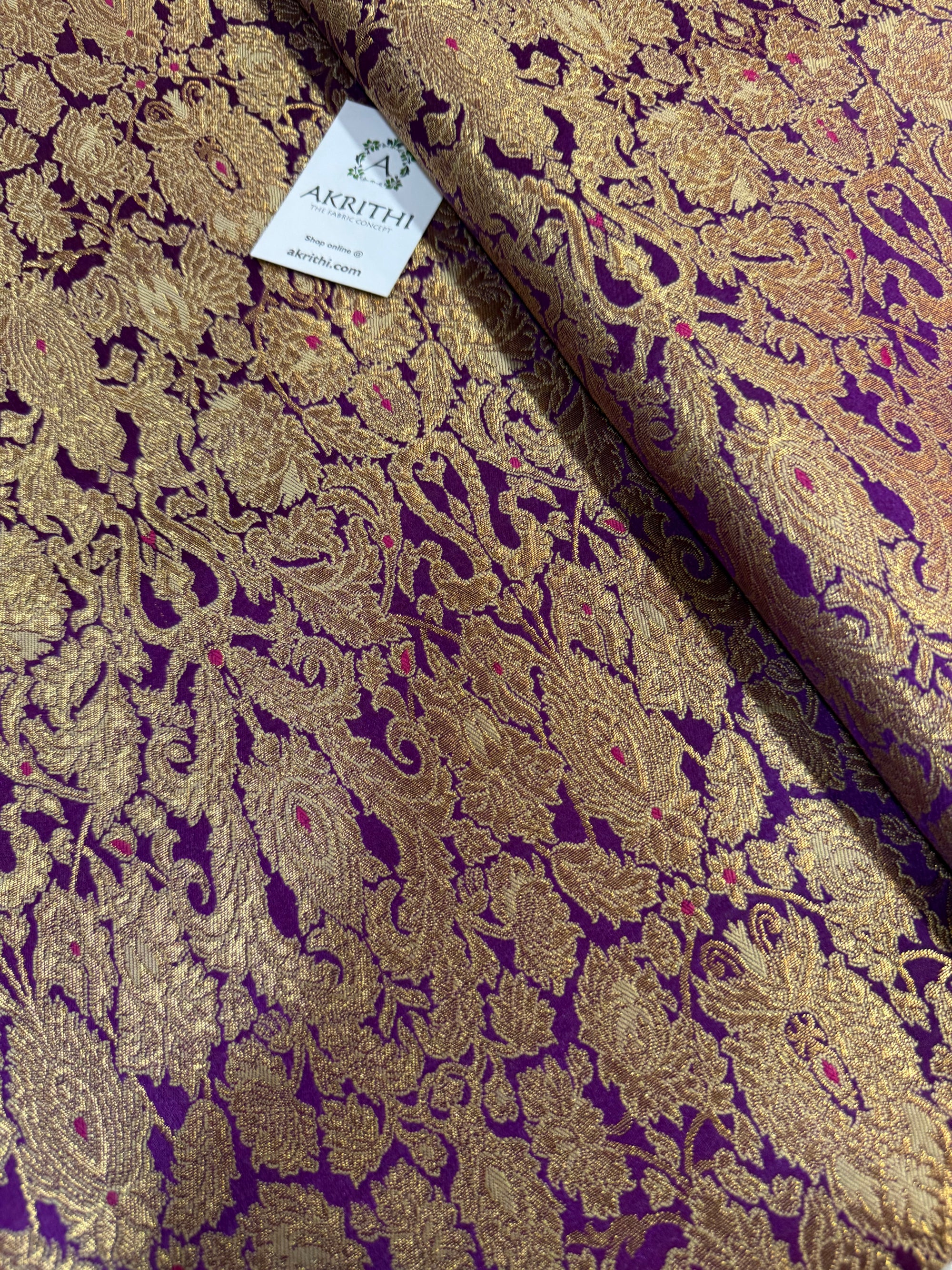 Pure Banarasi Kim khwab fabric
